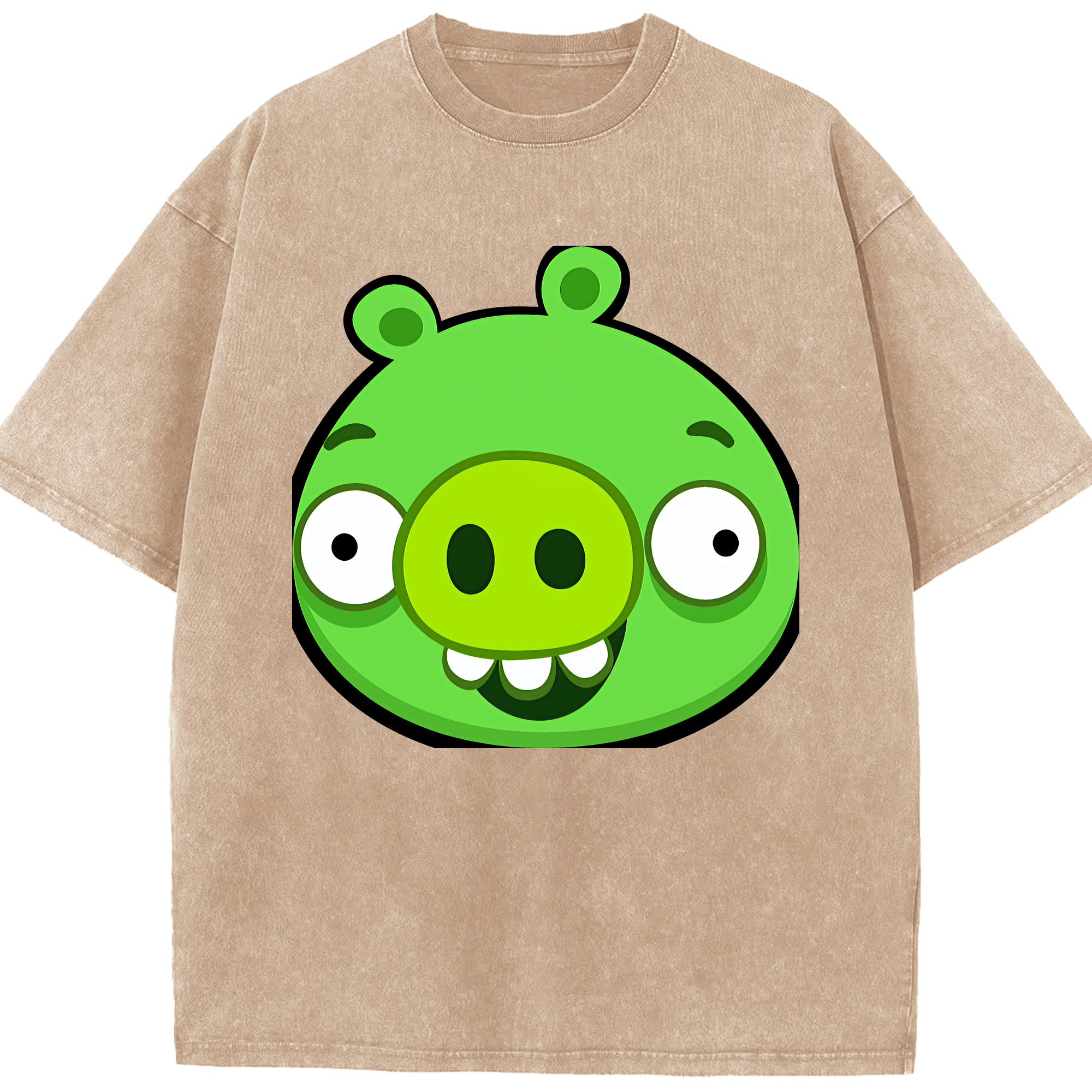 （画像用） Angry Birds アングリーバード 綿100% ヴィンテージ風 半袖Tシャツ（フロントプリント）
