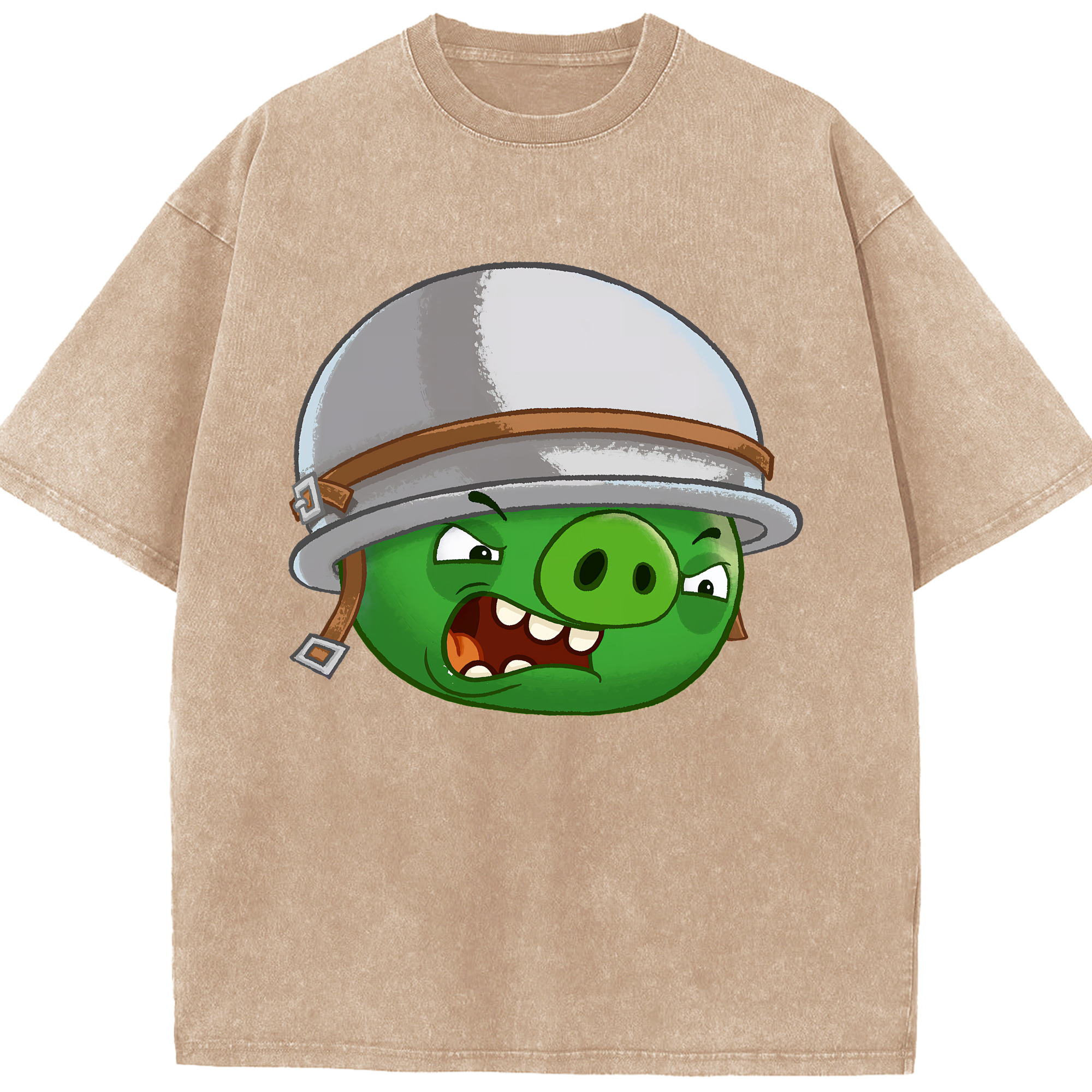 （画像用） Angry Birds アングリーバード 綿100% ヴィンテージ風 半袖Tシャツ（フロントプリント）