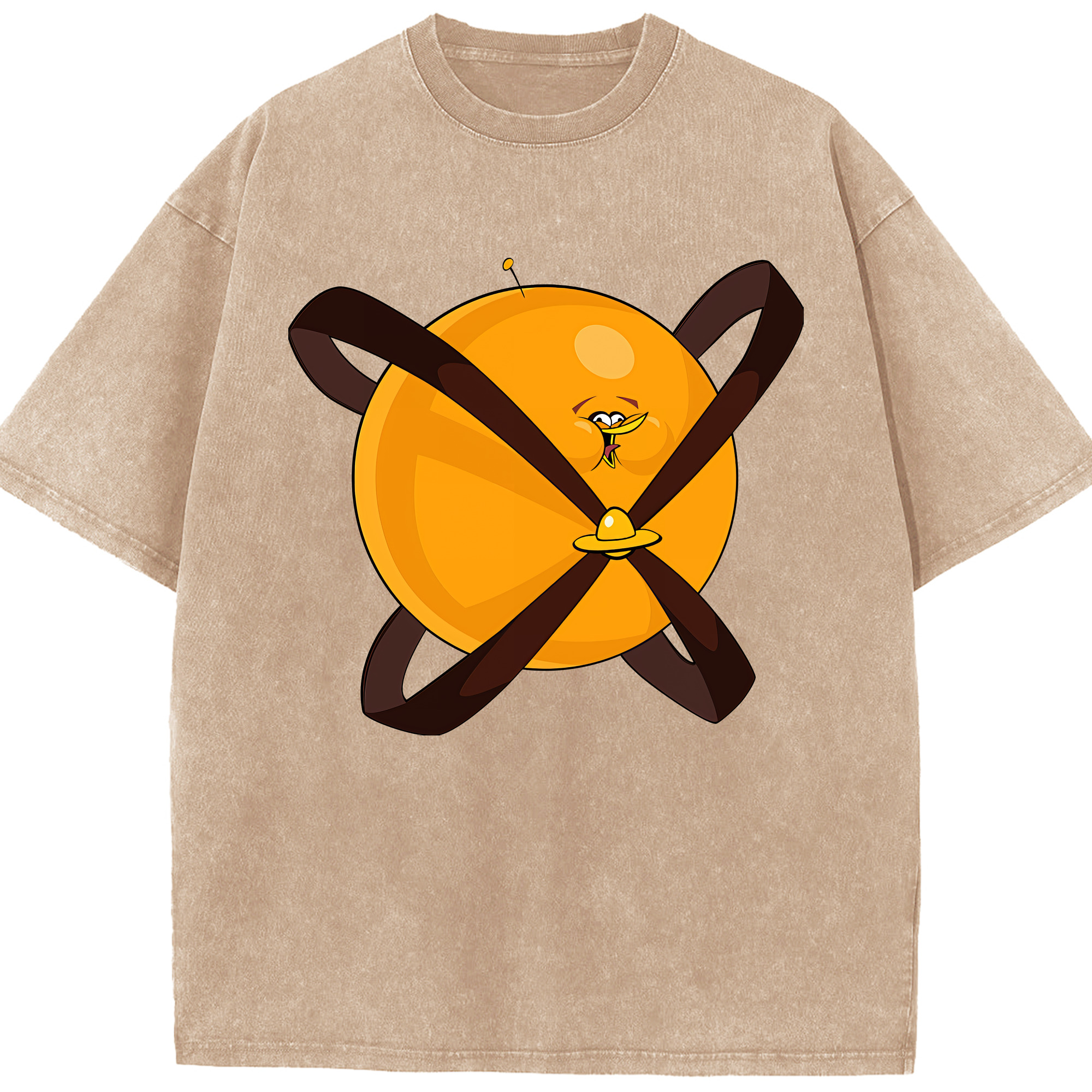 （画像用） Angry Birds アングリーバード 綿100% ヴィンテージ風 半袖Tシャツ（フロントプリント）