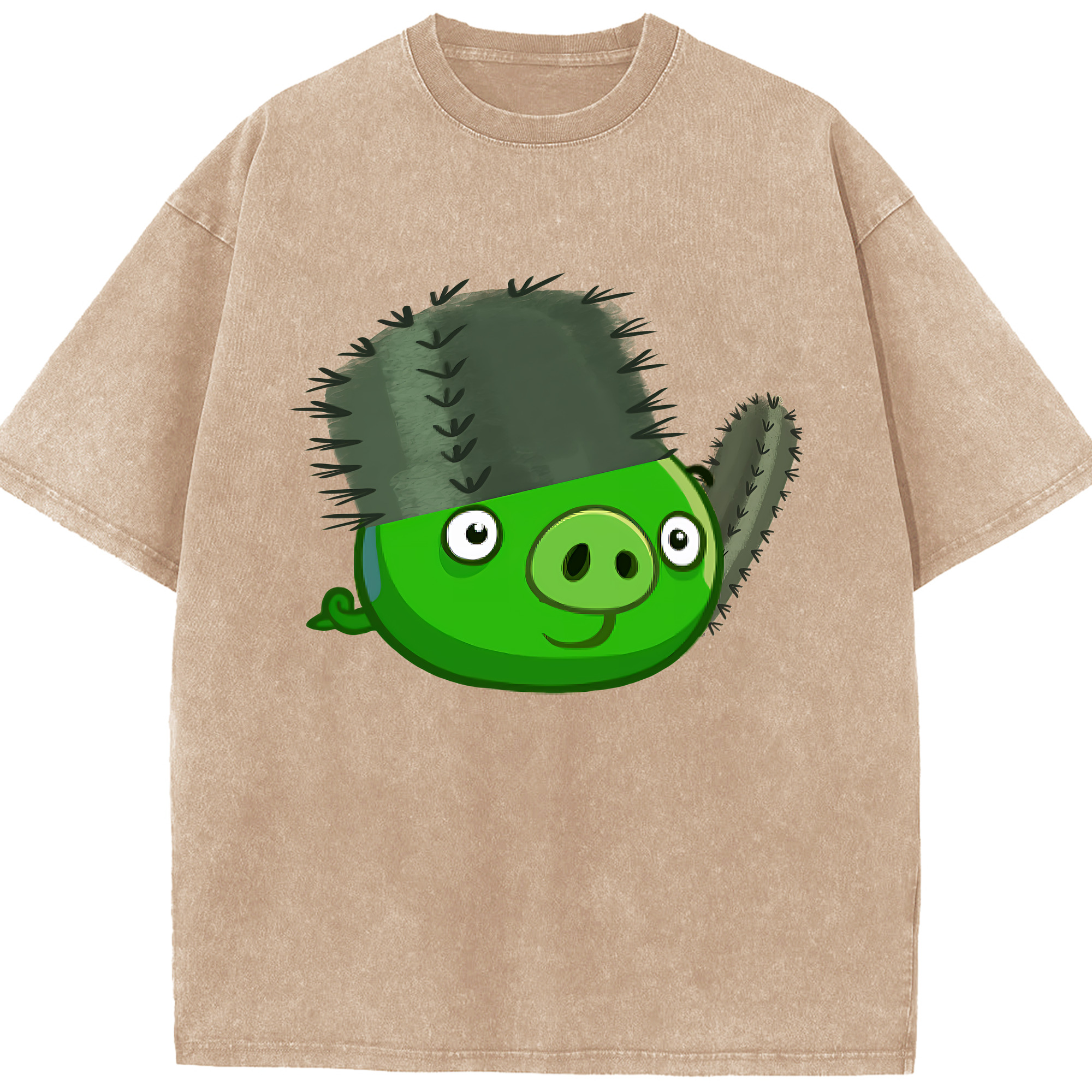 （画像用） Angry Birds アングリーバード 綿100% ヴィンテージ風 半袖Tシャツ（フロントプリント）