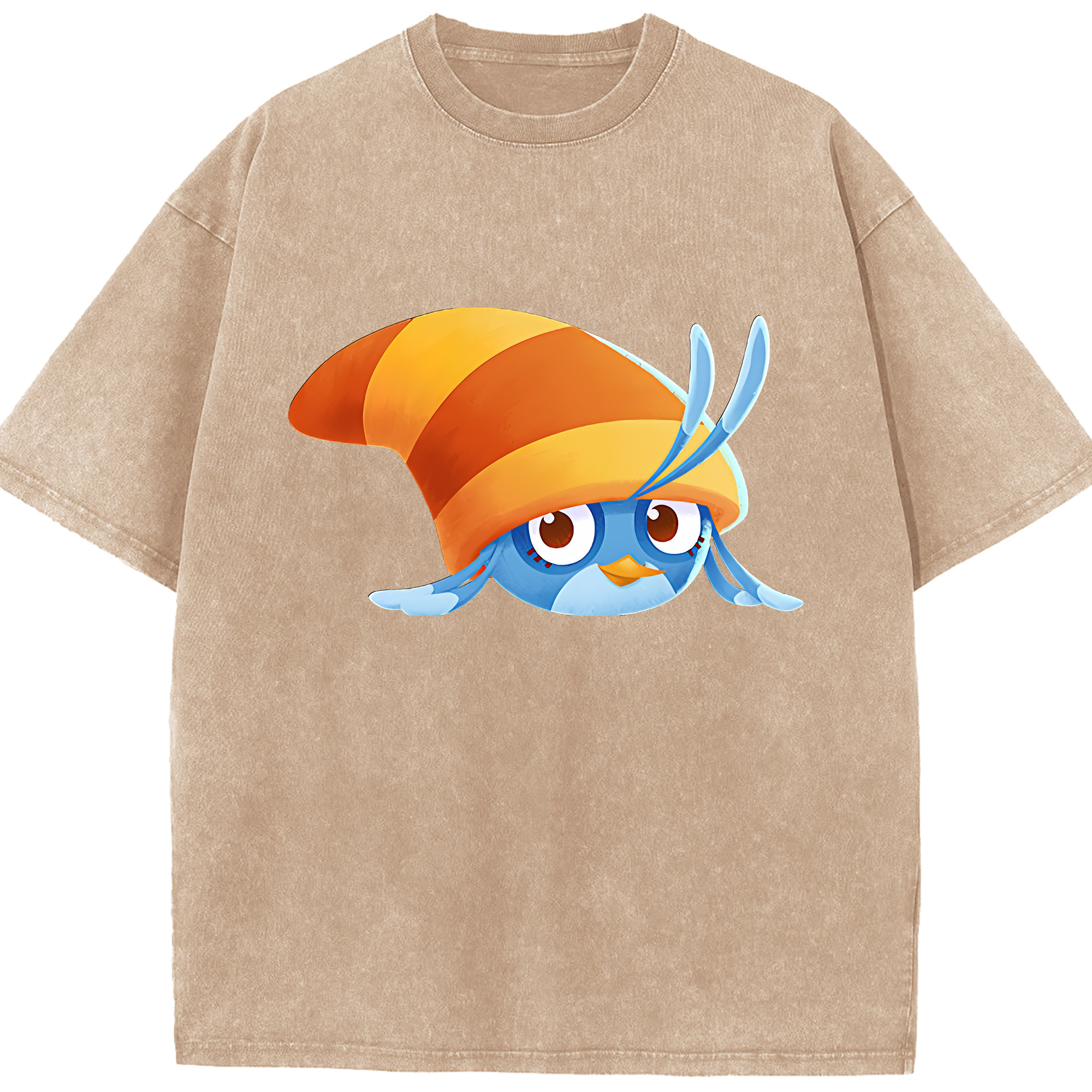 （画像用） Angry Birds アングリーバード 綿100% ヴィンテージ風 半袖Tシャツ（フロントプリント）