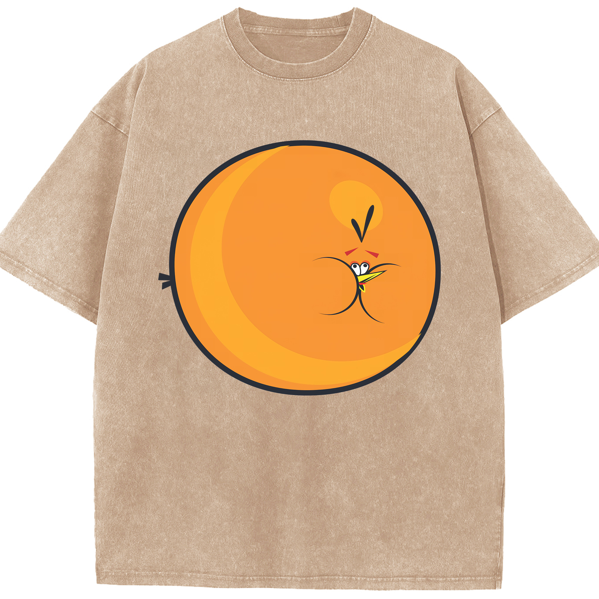 （画像用） Angry Birds アングリーバード 綿100% ヴィンテージ風 半袖Tシャツ（フロントプリント）