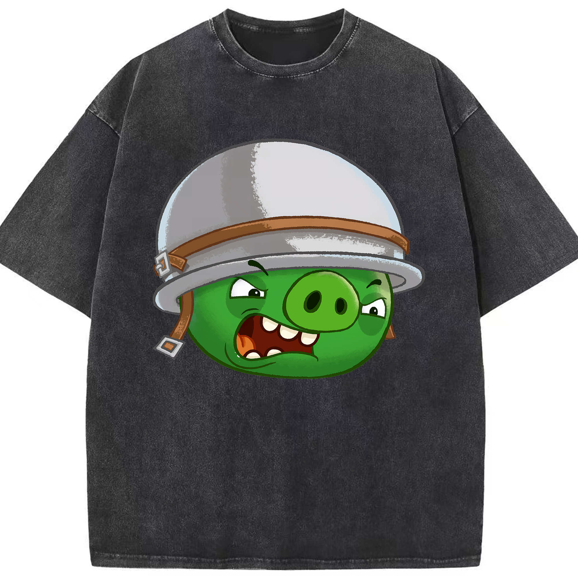 （画像用） Angry Birds アングリーバード 綿100% ヴィンテージ風 半袖Tシャツ（フロントプリント）