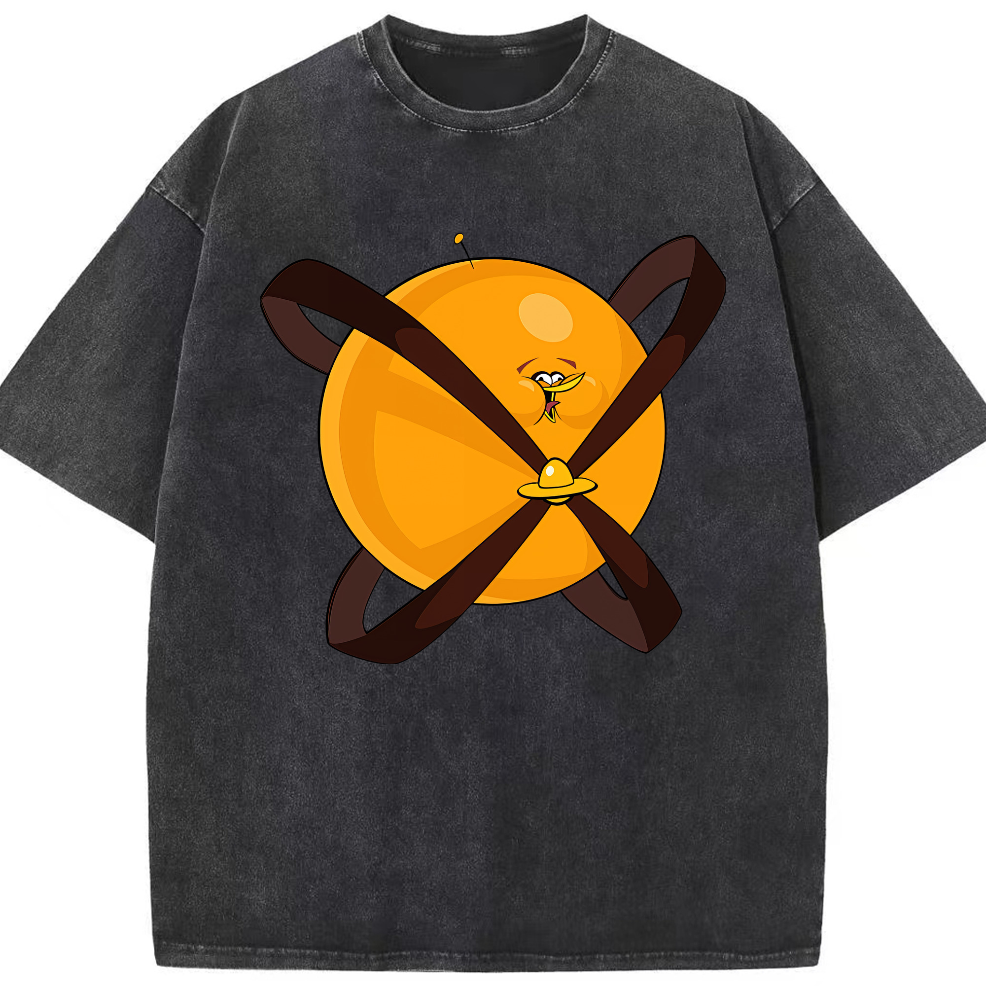 （画像用） Angry Birds アングリーバード 綿100% ヴィンテージ風 半袖Tシャツ（フロントプリント）