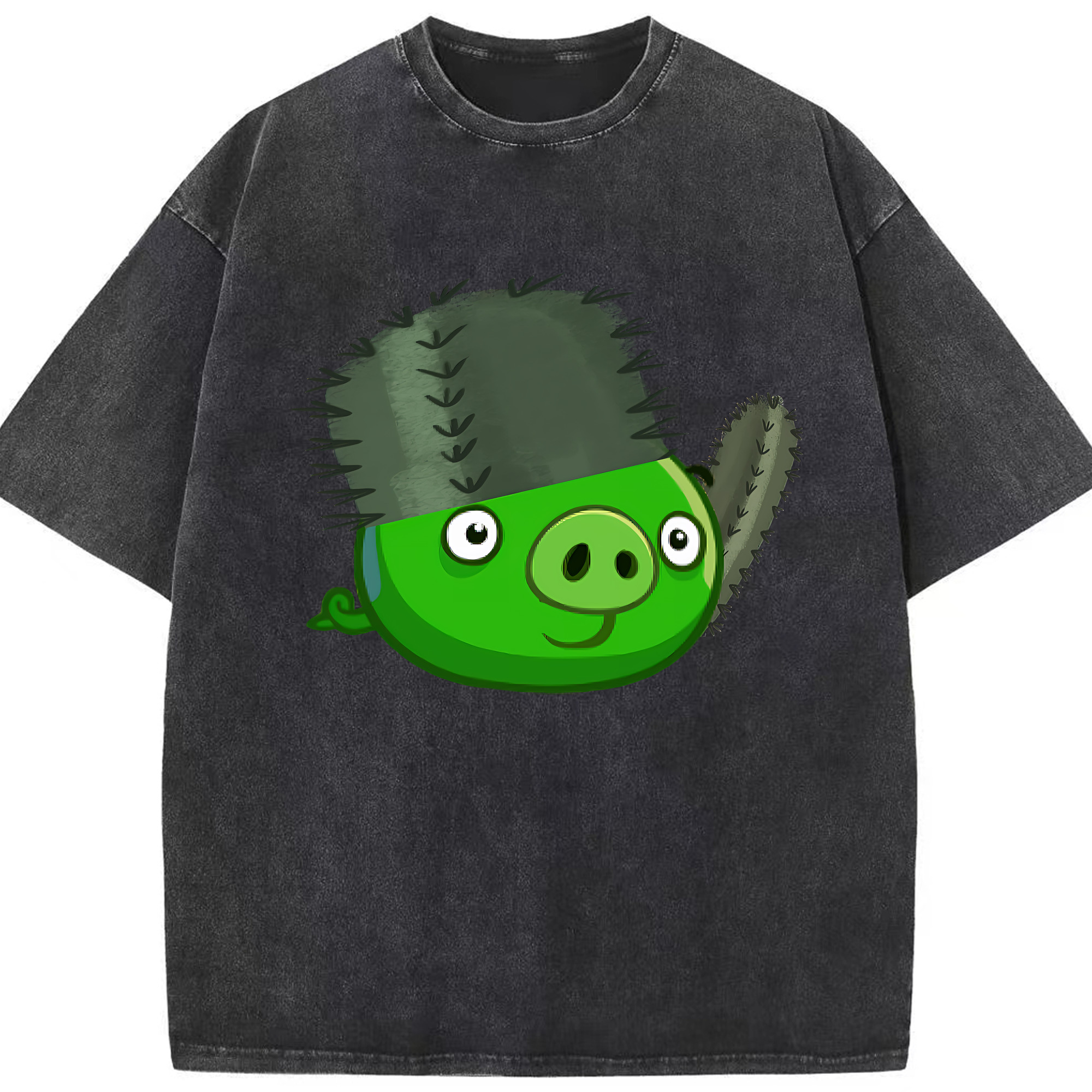 （画像用） Angry Birds アングリーバード 綿100% ヴィンテージ風 半袖Tシャツ（フロントプリント）