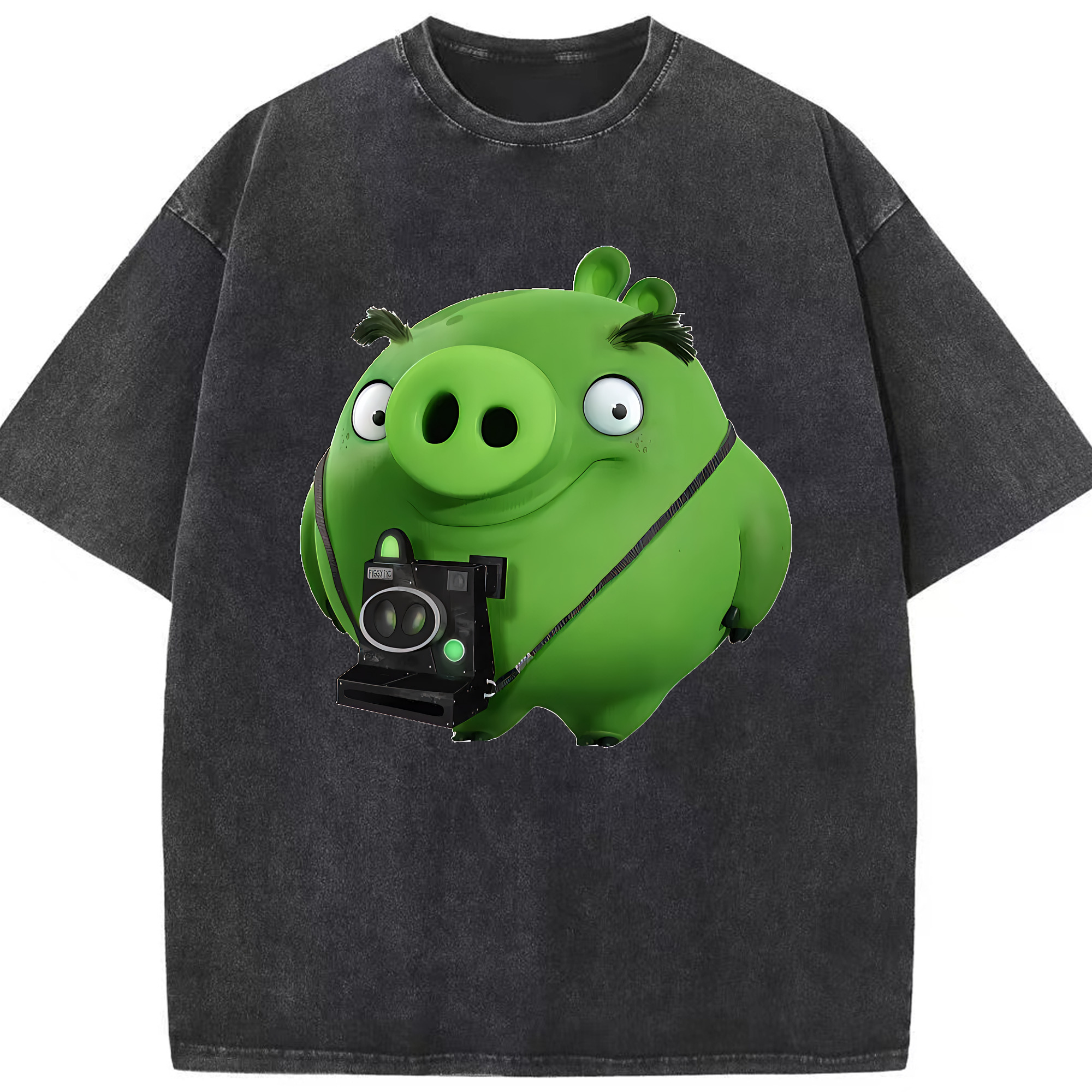 （画像用） Angry Birds アングリーバード 綿100% ヴィンテージ風 半袖Tシャツ（フロントプリント）