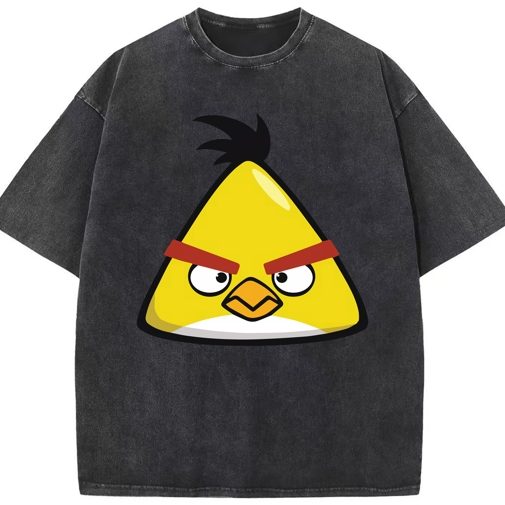 （画像用） Angry Birds アングリーバード 綿100% ヴィンテージ風 半袖Tシャツ（フロントプリント）