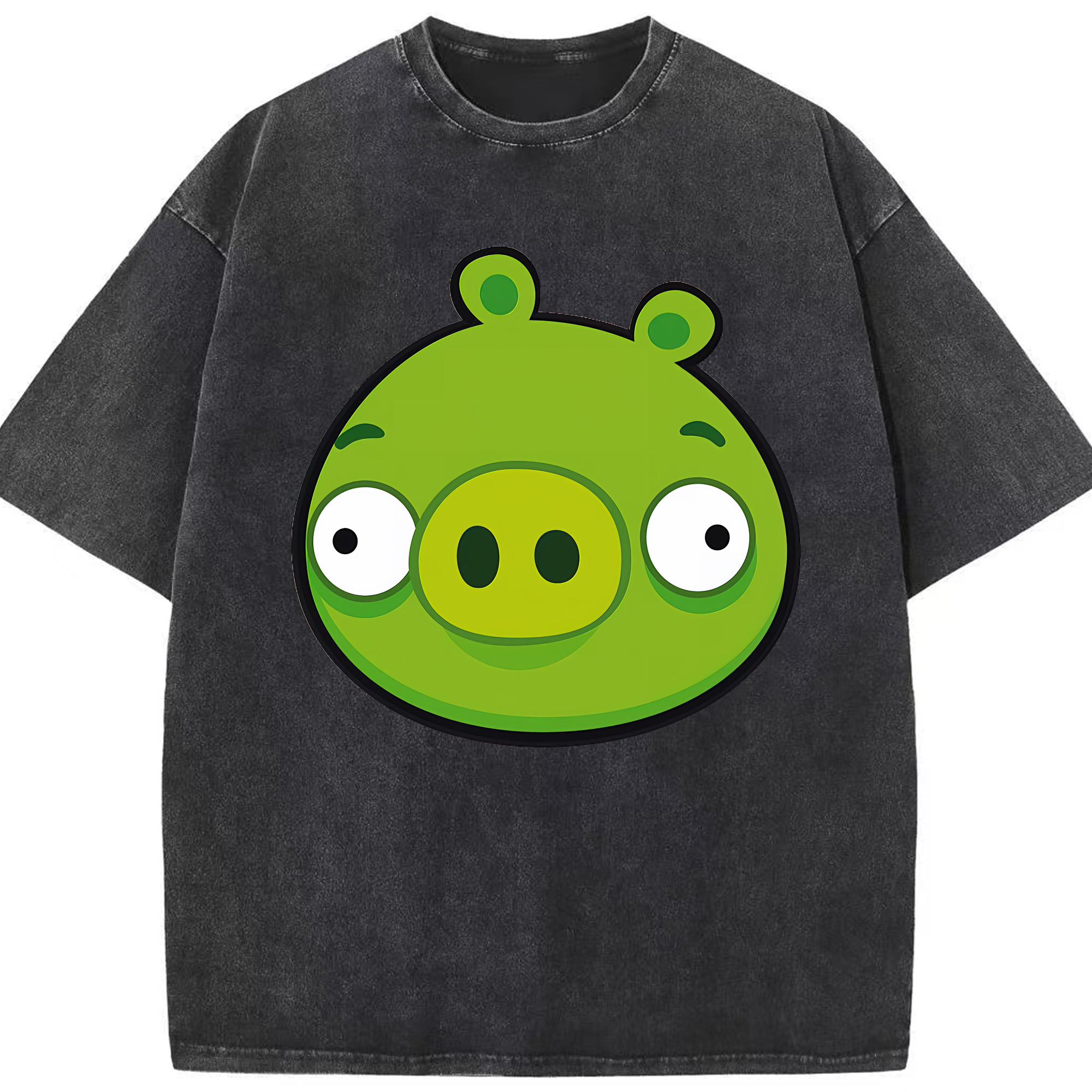 （画像用） Angry Birds アングリーバード 綿100% ヴィンテージ風 半袖Tシャツ（フロントプリント）