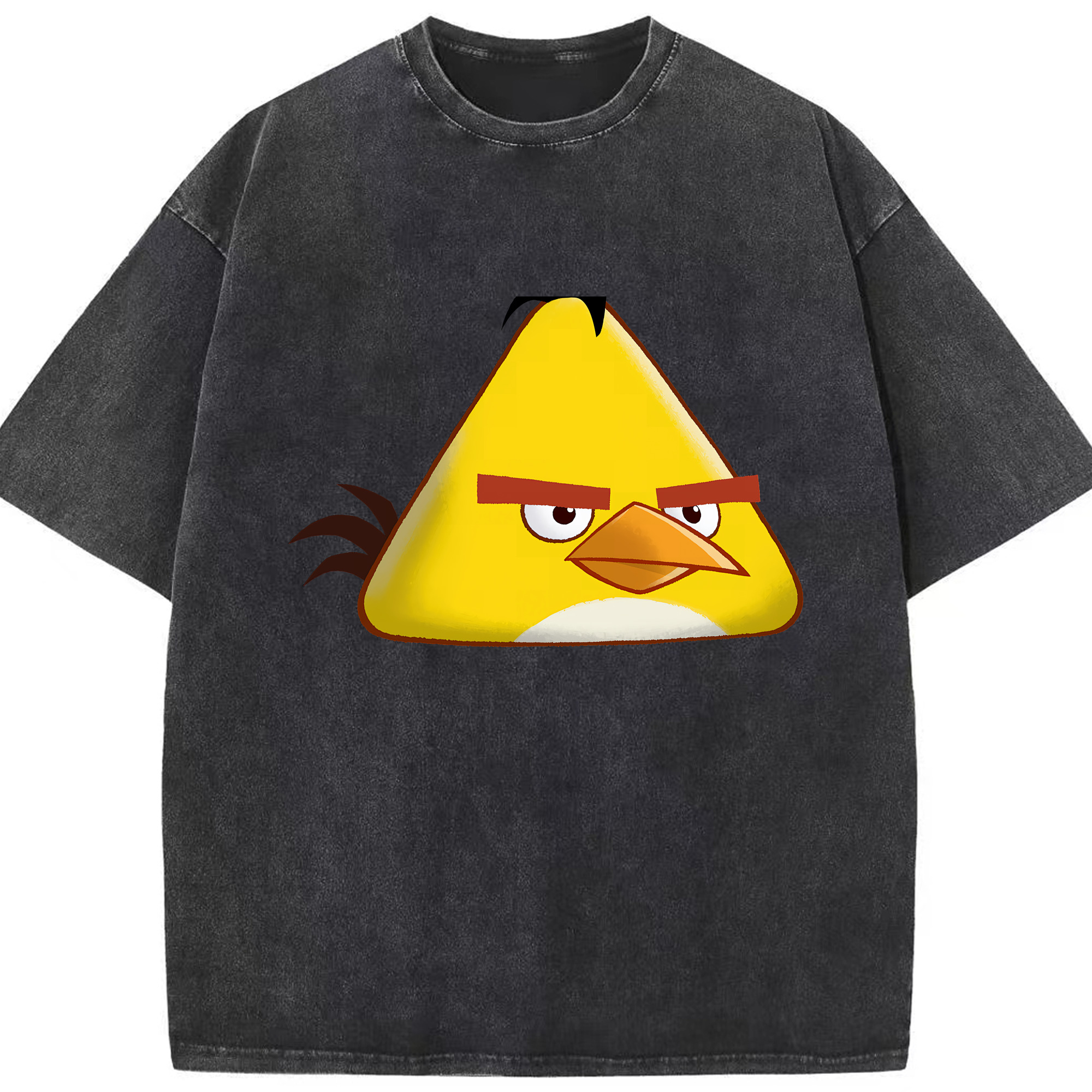 （画像用） Angry Birds アングリーバード 綿100% ヴィンテージ風 半袖Tシャツ（フロントプリント）