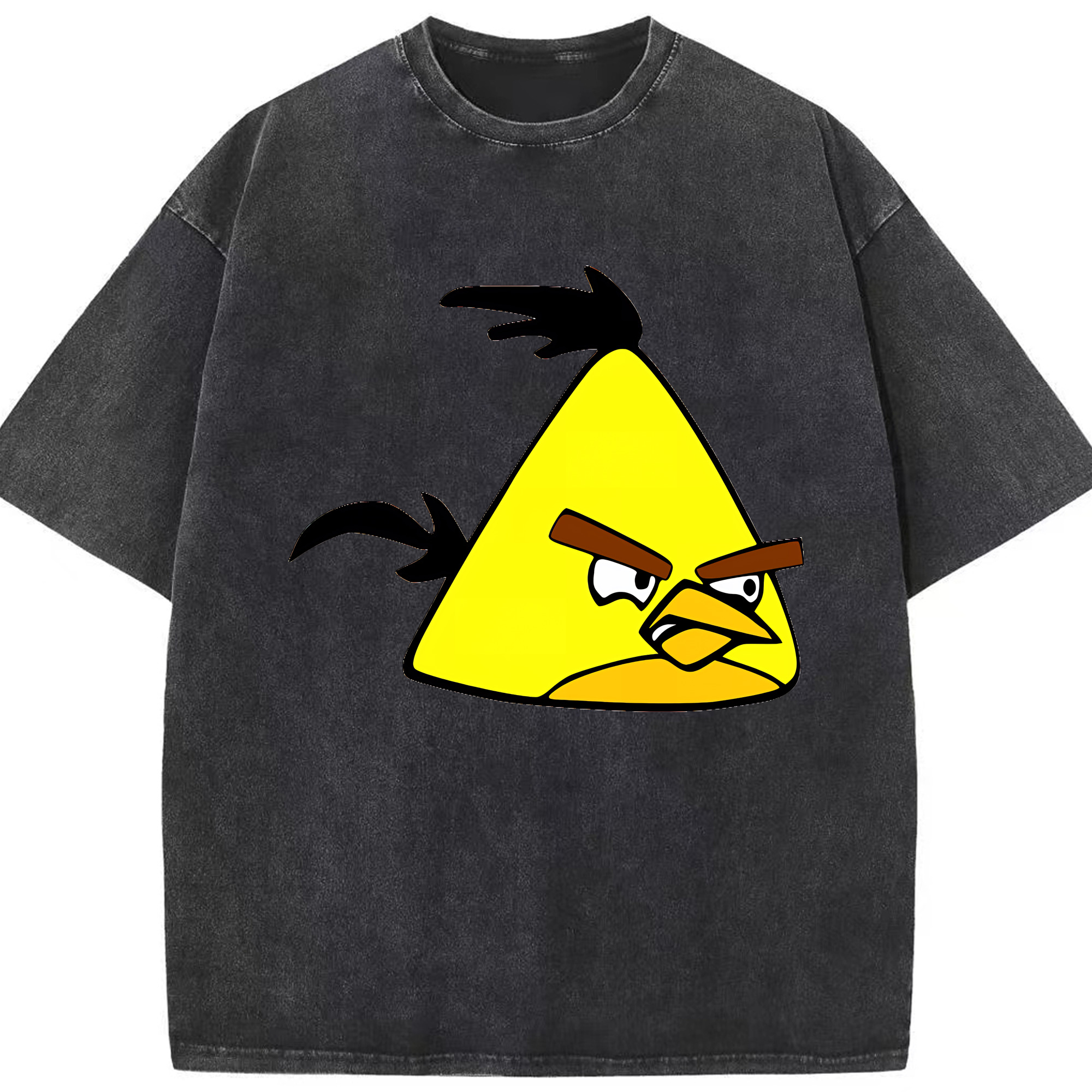 （画像用） Angry Birds アングリーバード 綿100% ヴィンテージ風 半袖Tシャツ（フロントプリント）