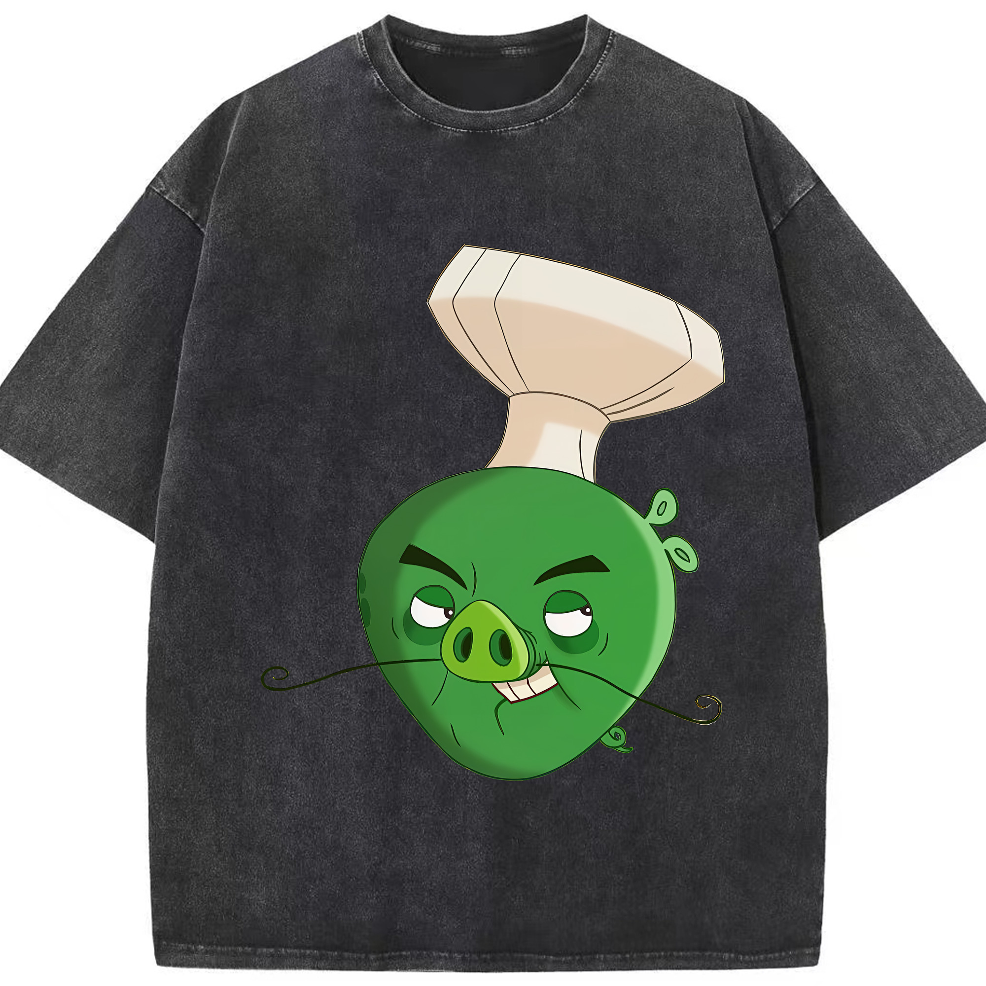 （画像用） Angry Birds アングリーバード 綿100% ヴィンテージ風 半袖Tシャツ（フロントプリント）