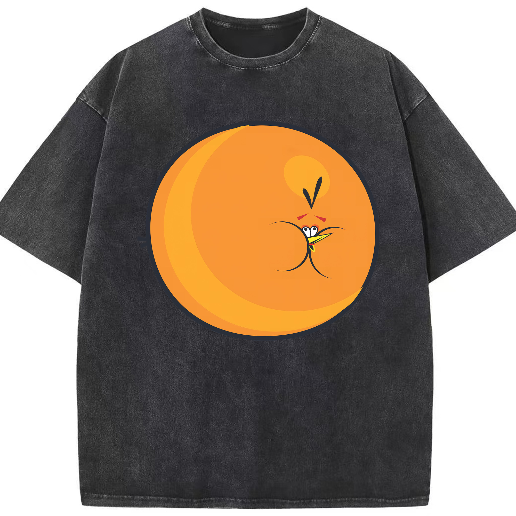 （画像用） Angry Birds アングリーバード 綿100% ヴィンテージ風 半袖Tシャツ（フロントプリント）