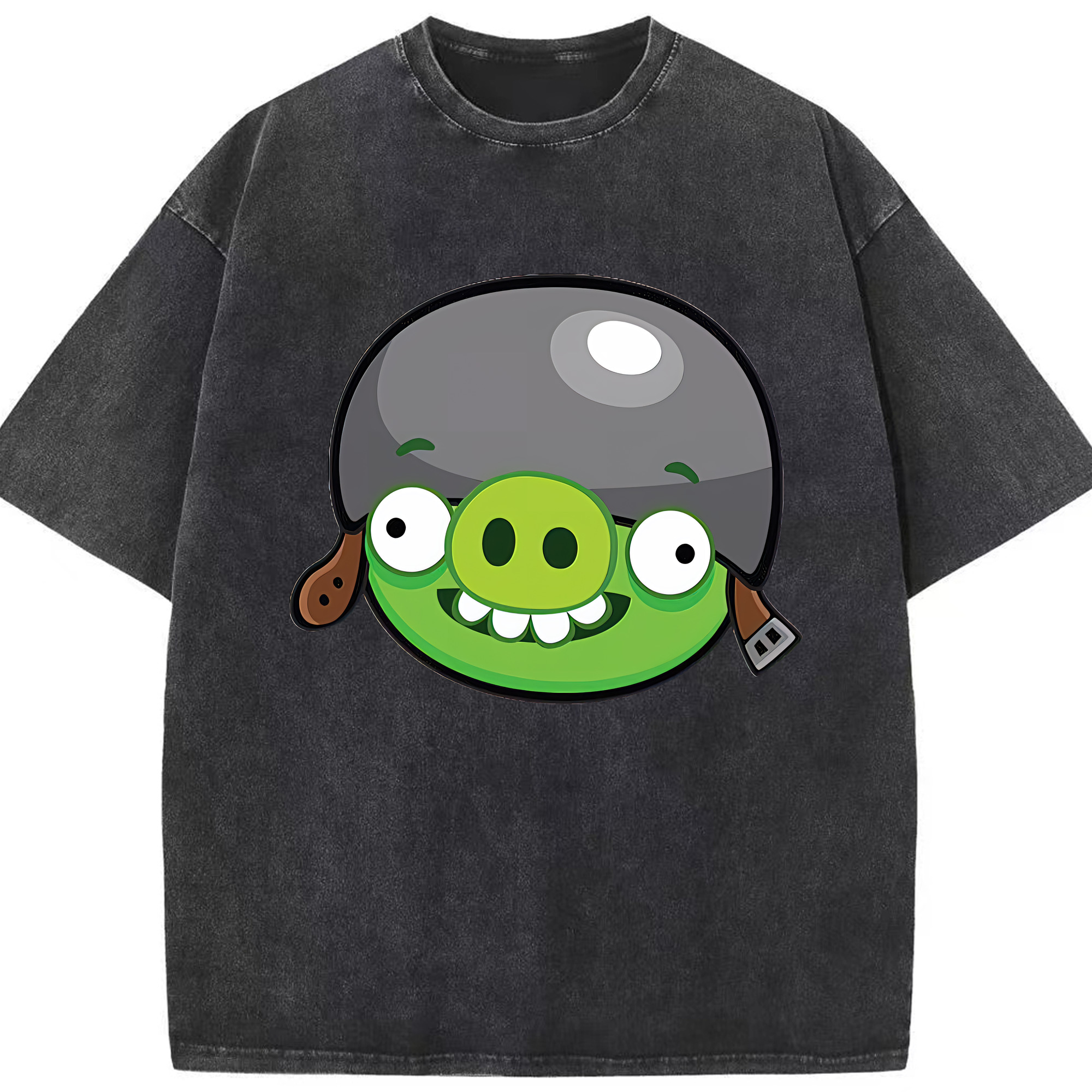（画像用） Angry Birds アングリーバード 綿100% ヴィンテージ風 半袖Tシャツ（フロントプリント）