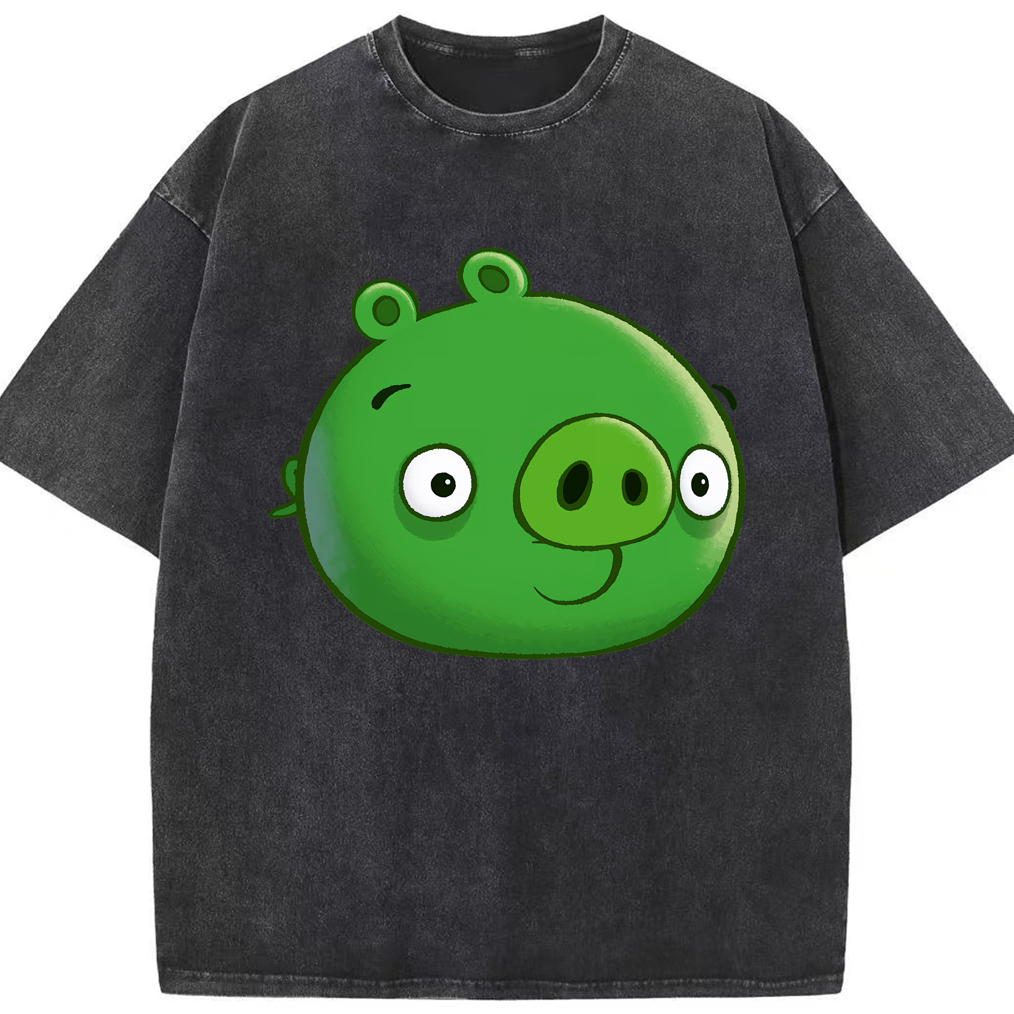 （画像用） Angry Birds アングリーバード 綿100% ヴィンテージ風 半袖Tシャツ（フロントプリント）