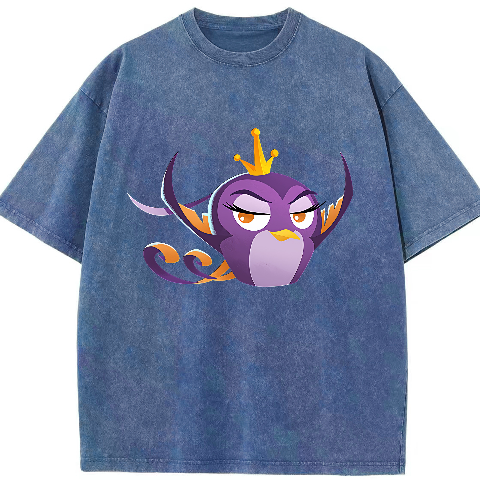 （画像用） Angry Birds アングリーバード 綿100% ヴィンテージ風 半袖Tシャツ（フロントプリント）