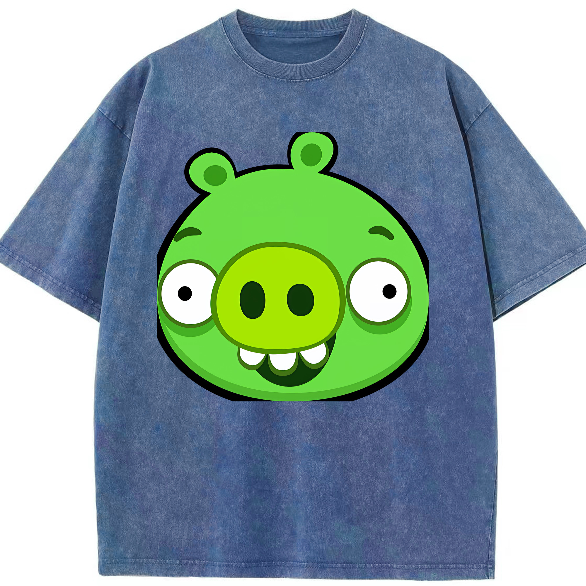 （画像用） Angry Birds アングリーバード 綿100% ヴィンテージ風 半袖Tシャツ（フロントプリント）