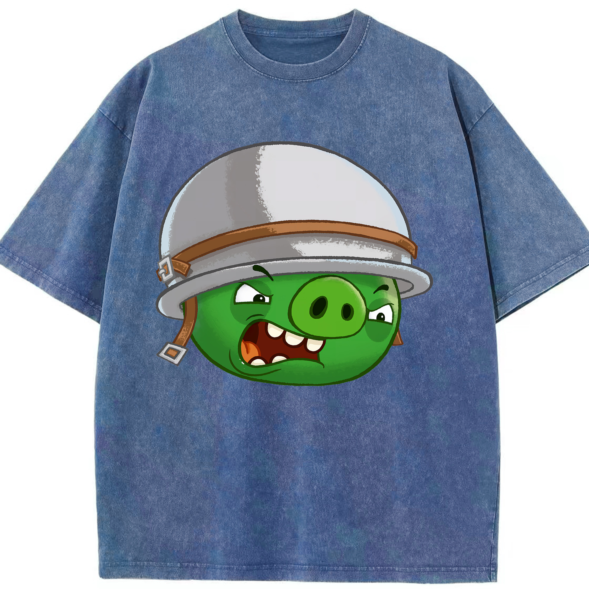 （画像用） Angry Birds アングリーバード 綿100% ヴィンテージ風 半袖Tシャツ（フロントプリント）