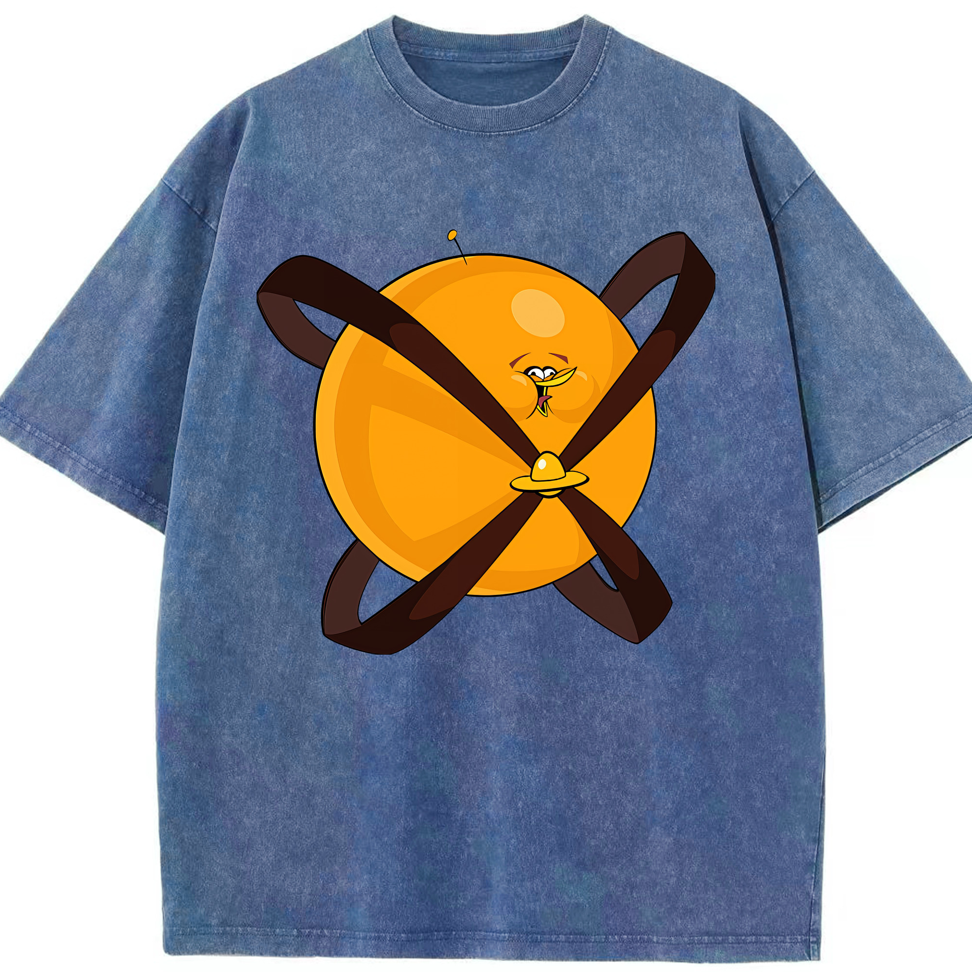 （画像用） Angry Birds アングリーバード 綿100% ヴィンテージ風 半袖Tシャツ（フロントプリント）