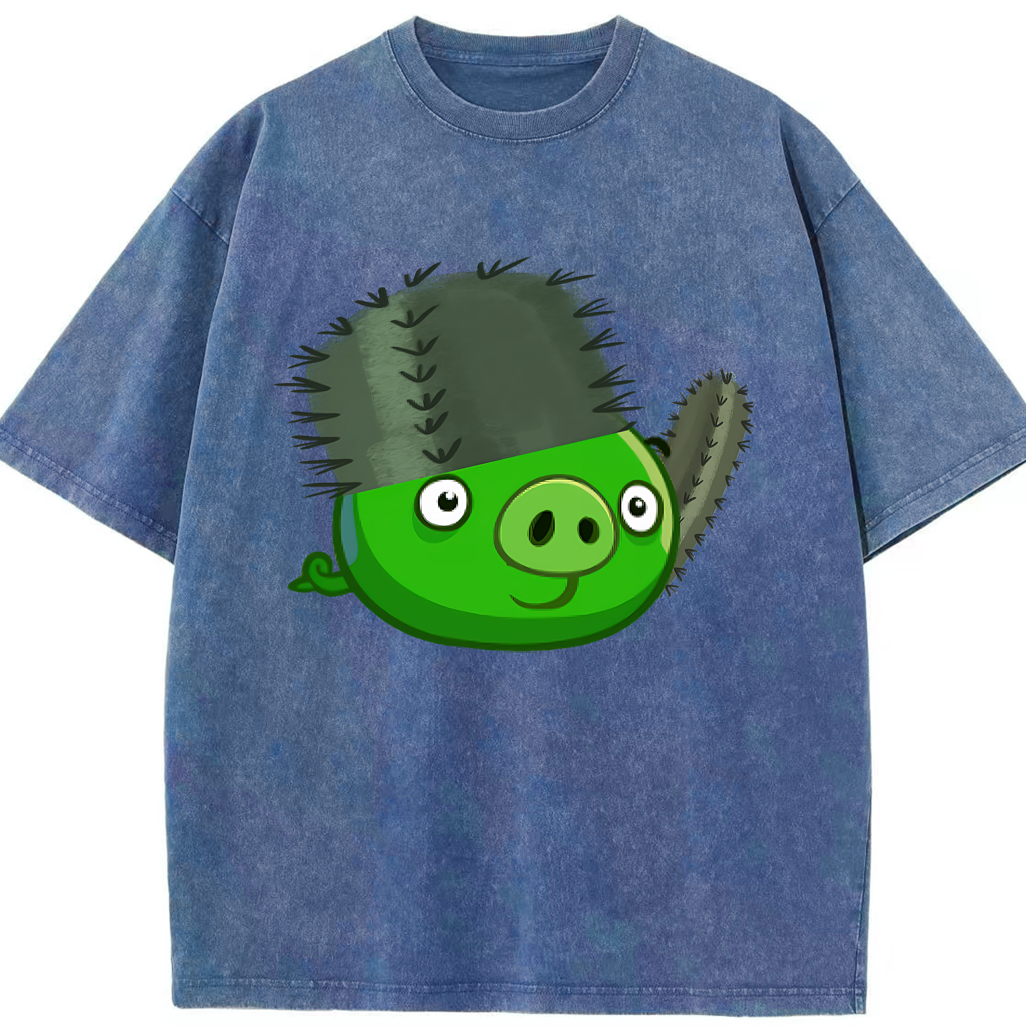（画像用） Angry Birds アングリーバード 綿100% ヴィンテージ風 半袖Tシャツ（フロントプリント）
