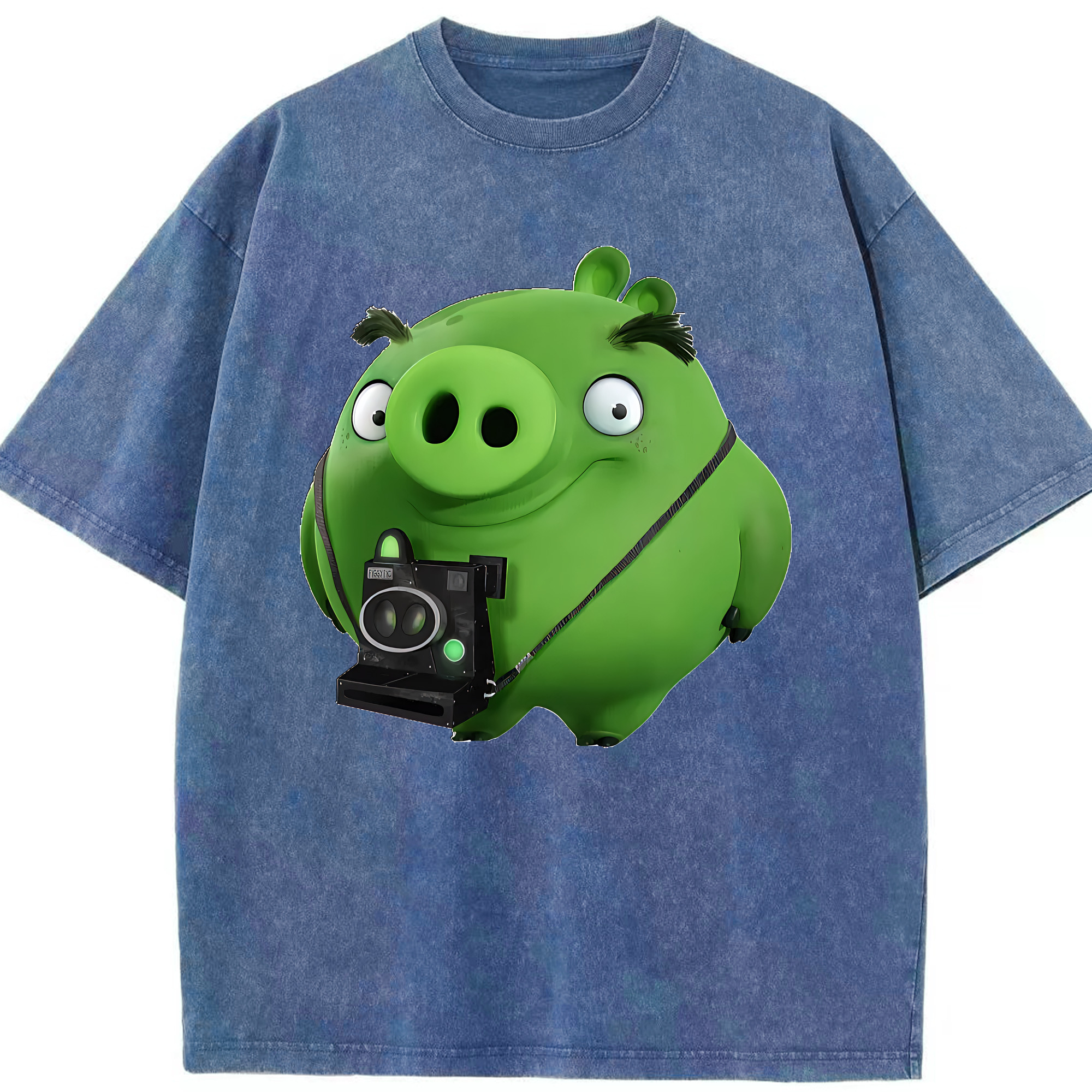 （画像用） Angry Birds アングリーバード 綿100% ヴィンテージ風 半袖Tシャツ（フロントプリント）