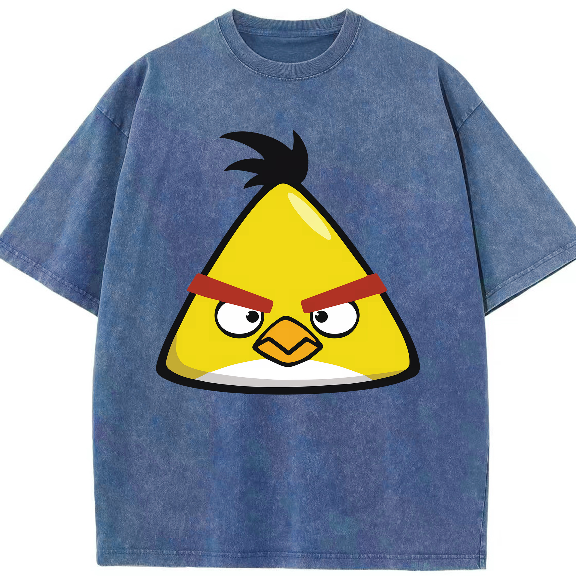 （画像用） Angry Birds アングリーバード 綿100% ヴィンテージ風 半袖Tシャツ（フロントプリント）