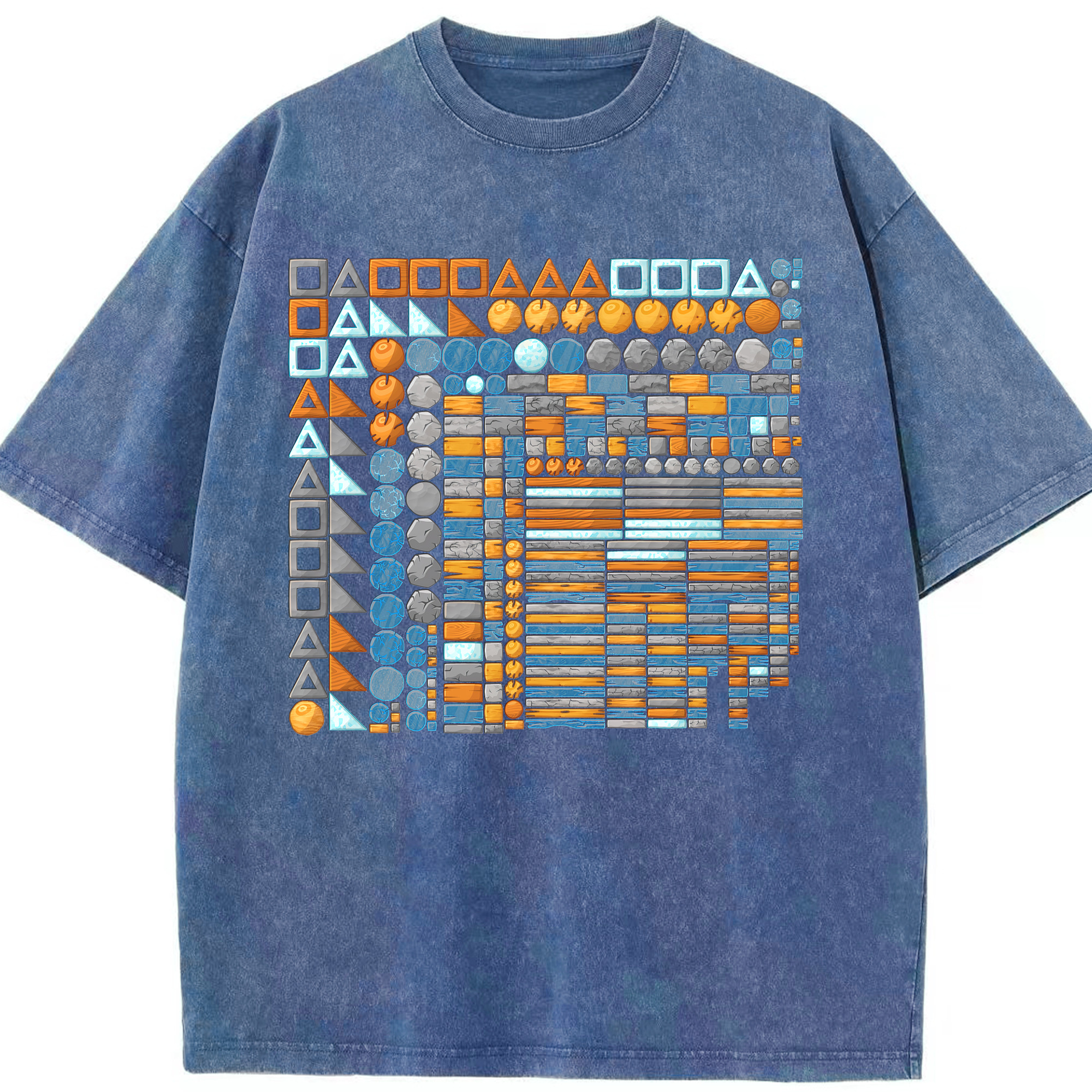 （画像用） Angry Birds アングリーバード 綿100% ヴィンテージ風 半袖Tシャツ（フロントプリント）