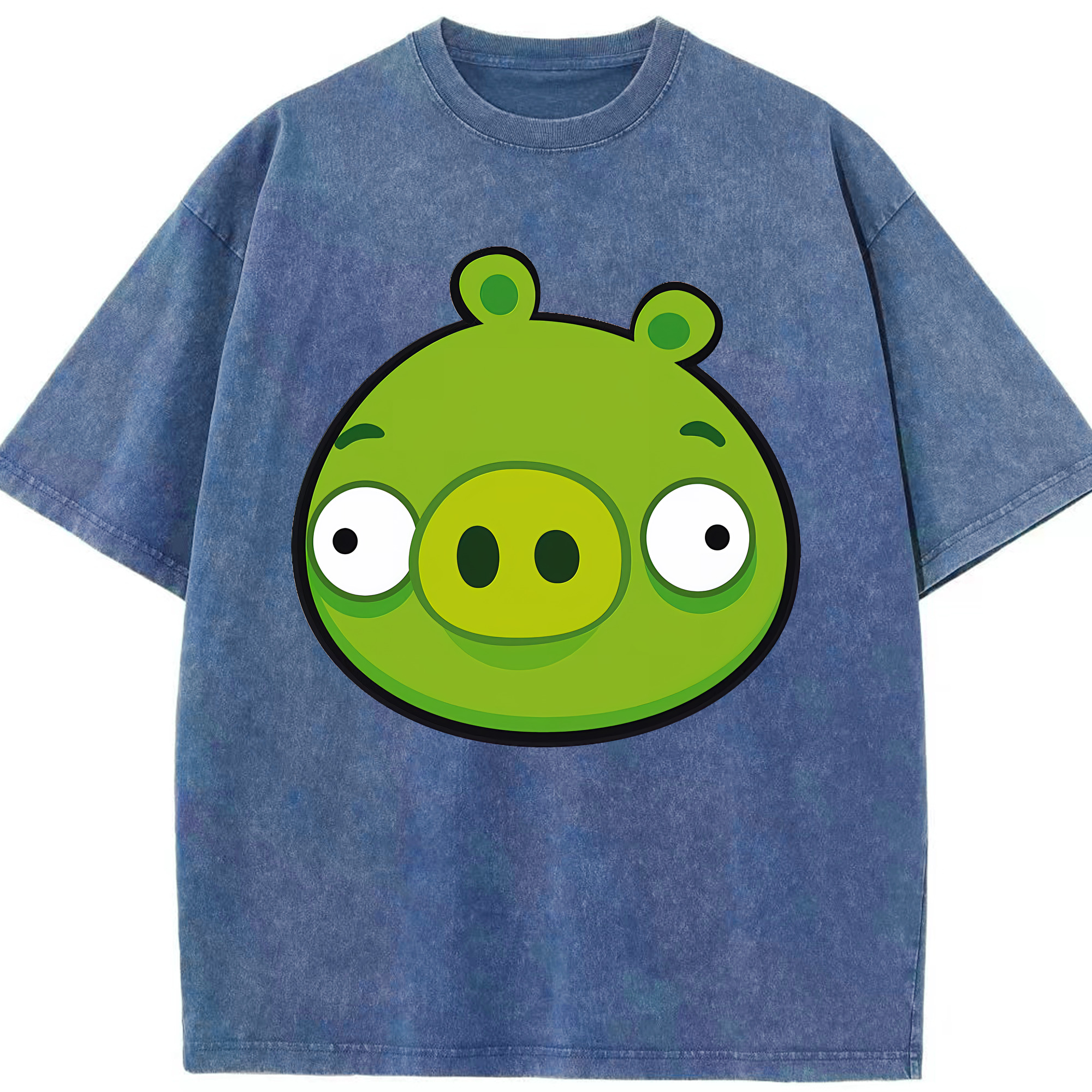 （画像用） Angry Birds アングリーバード 綿100% ヴィンテージ風 半袖Tシャツ（フロントプリント）