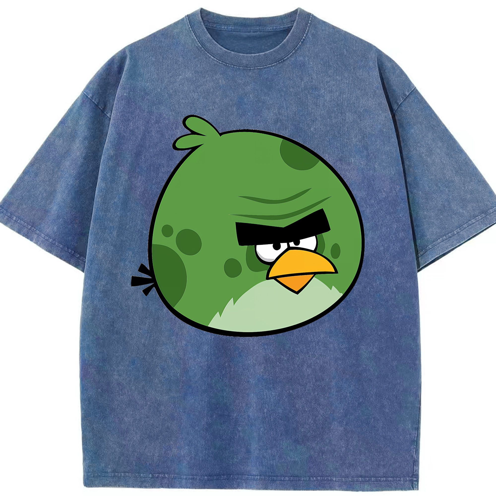 （画像用） Angry Birds アングリーバード 綿100% ヴィンテージ風 半袖Tシャツ（フロントプリント）