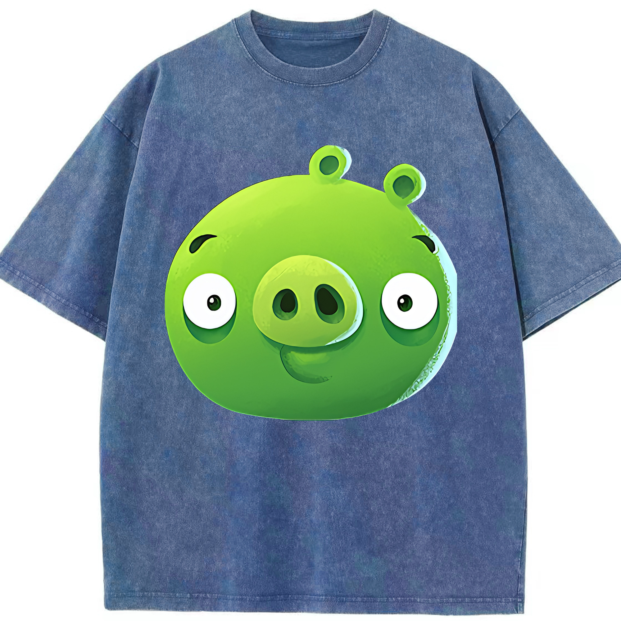 （画像用） Angry Birds アングリーバード 綿100% ヴィンテージ風 半袖Tシャツ（フロントプリント）