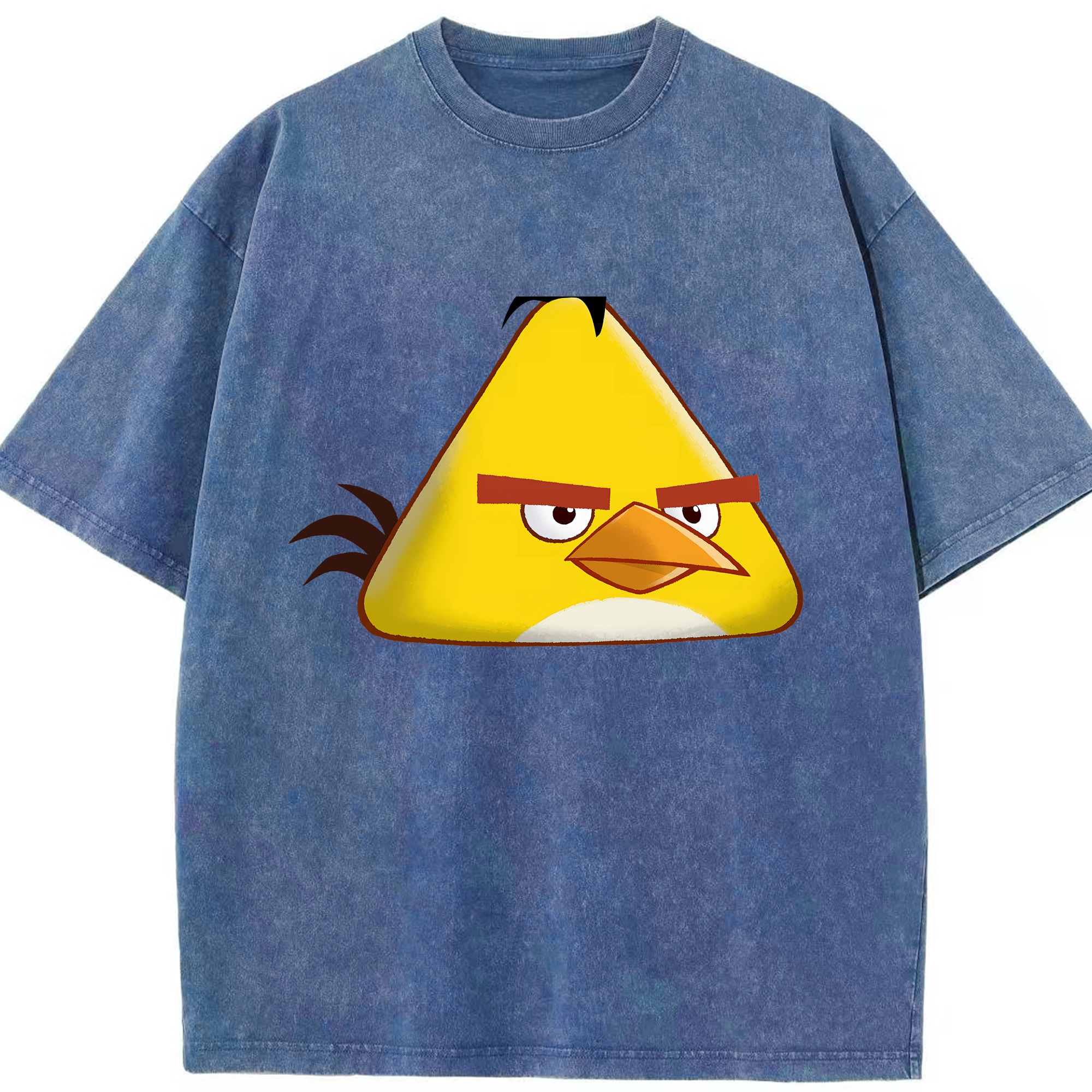 （画像用） Angry Birds アングリーバード 綿100% ヴィンテージ風 半袖Tシャツ（フロントプリント）