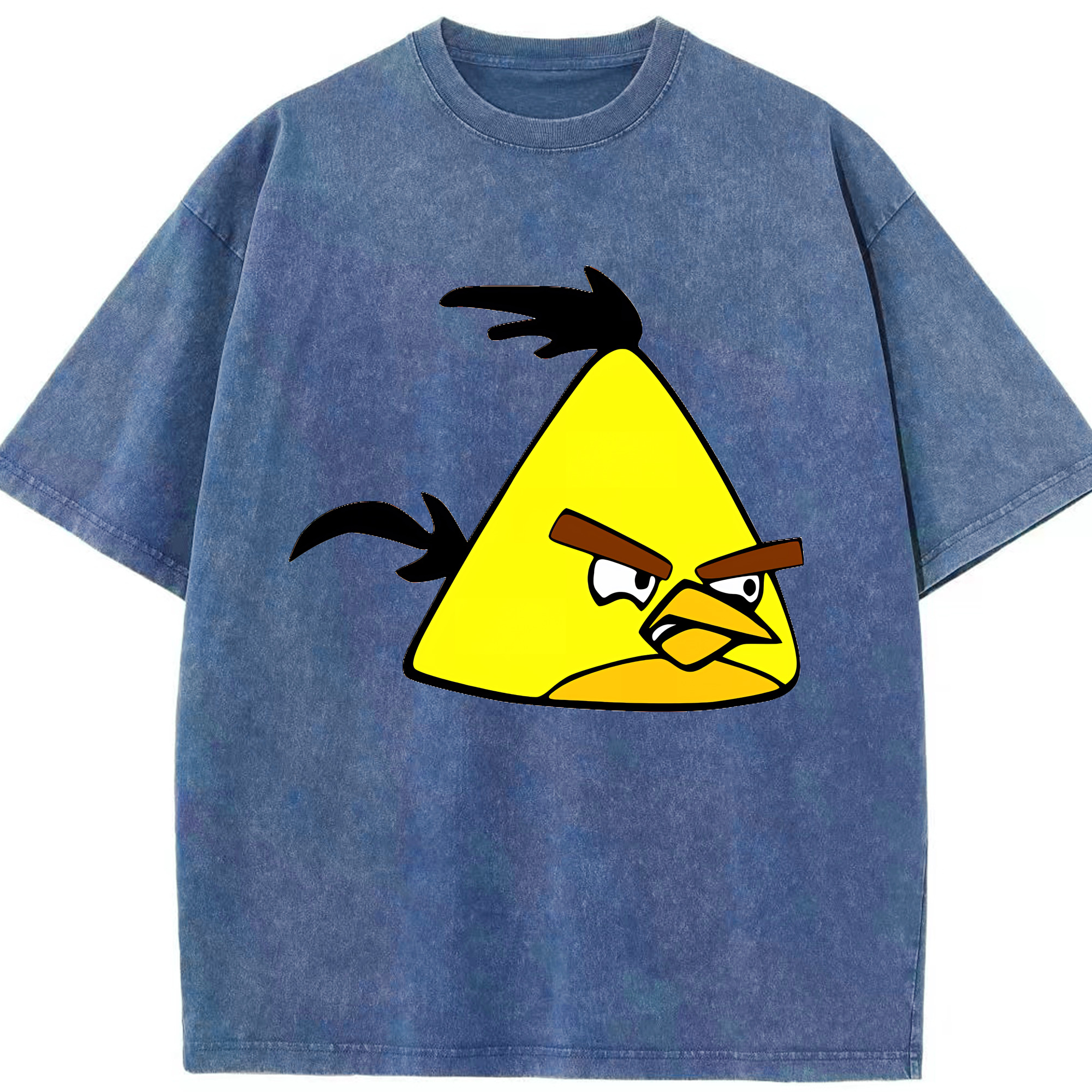 （画像用） Angry Birds アングリーバード 綿100% ヴィンテージ風 半袖Tシャツ（フロントプリント）