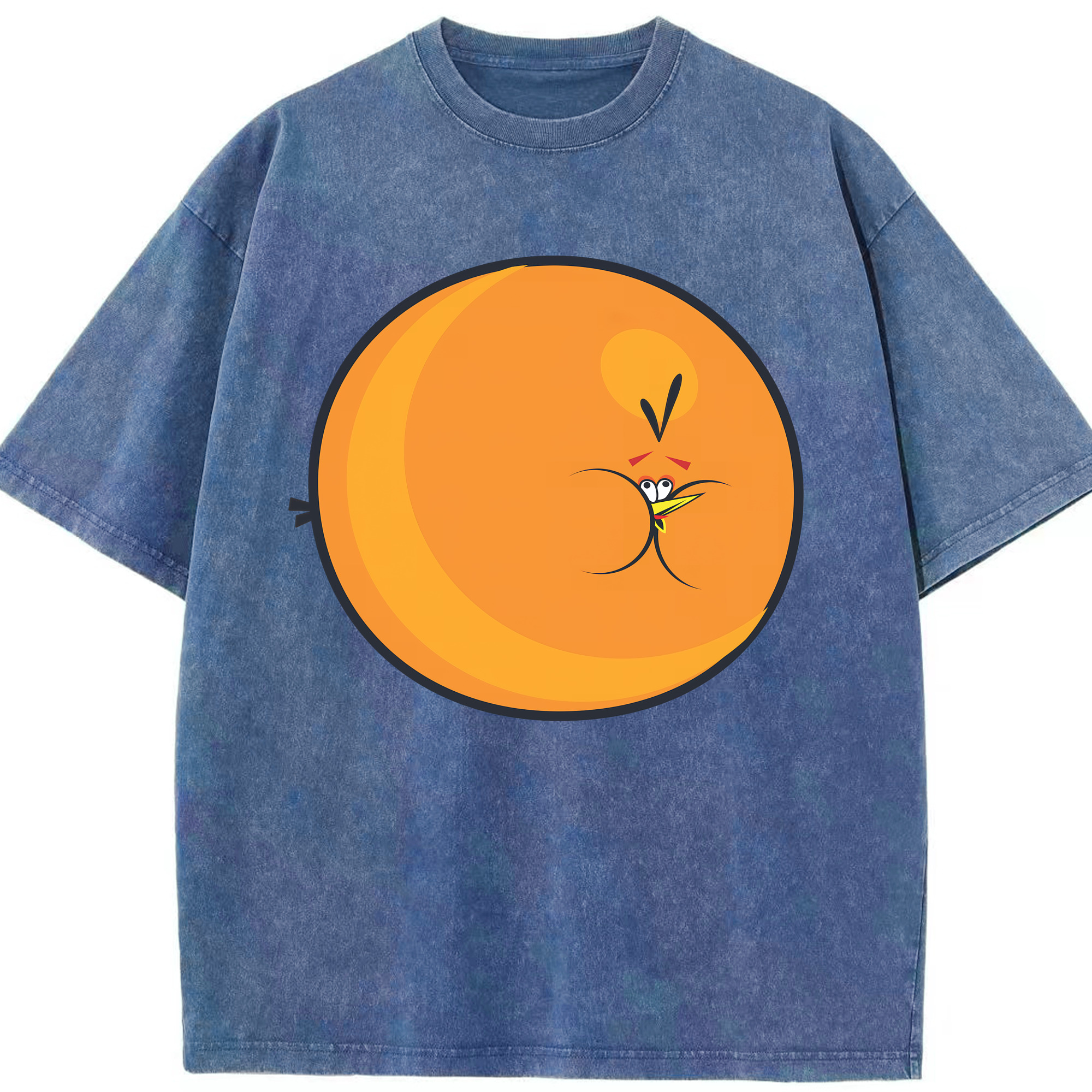 （画像用） Angry Birds アングリーバード 綿100% ヴィンテージ風 半袖Tシャツ（フロントプリント）