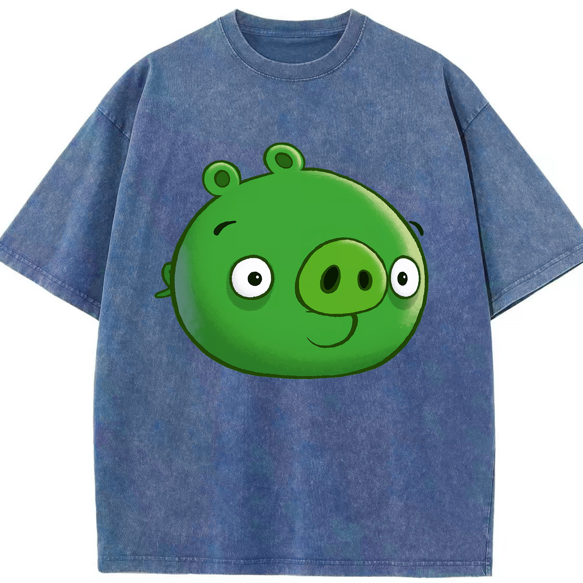 （画像用） Angry Birds アングリーバード 綿100% ヴィンテージ風 半袖Tシャツ（フロントプリント）