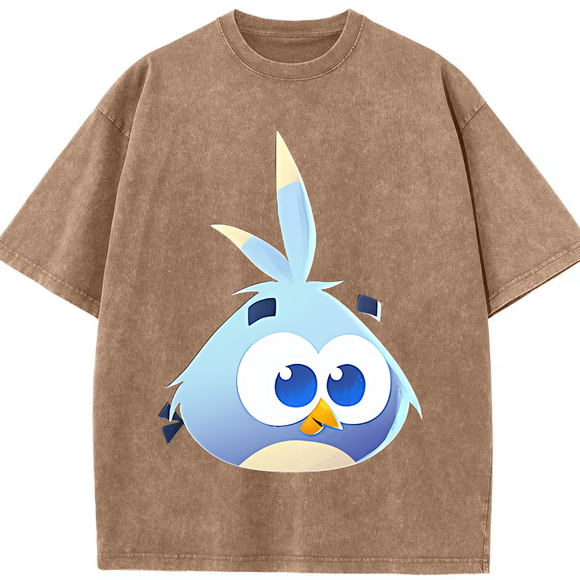 （画像用） Angry Birds アングリーバード 綿100% ヴィンテージ風 半袖Tシャツ（フロントプリント）