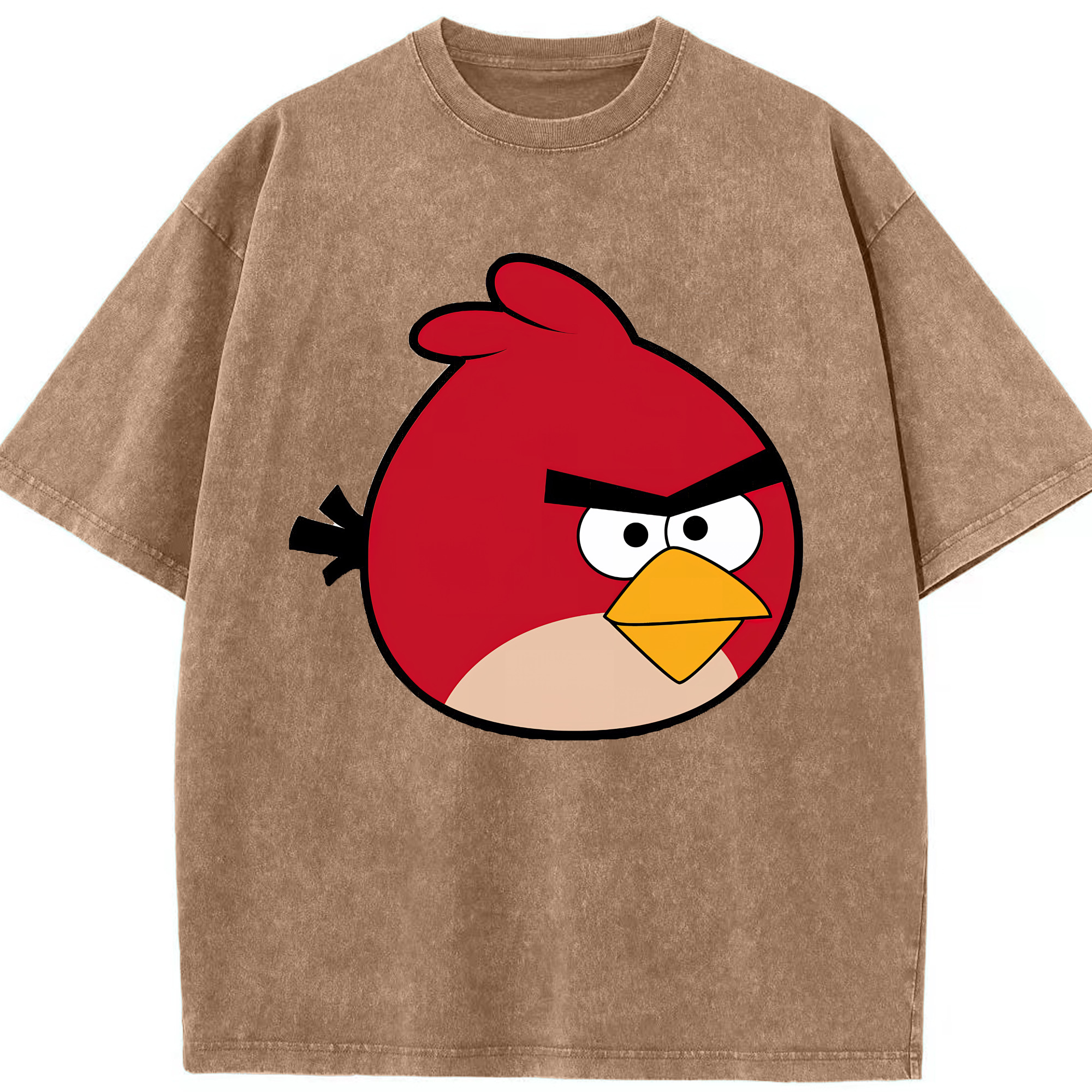 （画像用） Angry Birds アングリーバード 綿100% ヴィンテージ風 半袖Tシャツ（フロントプリント）