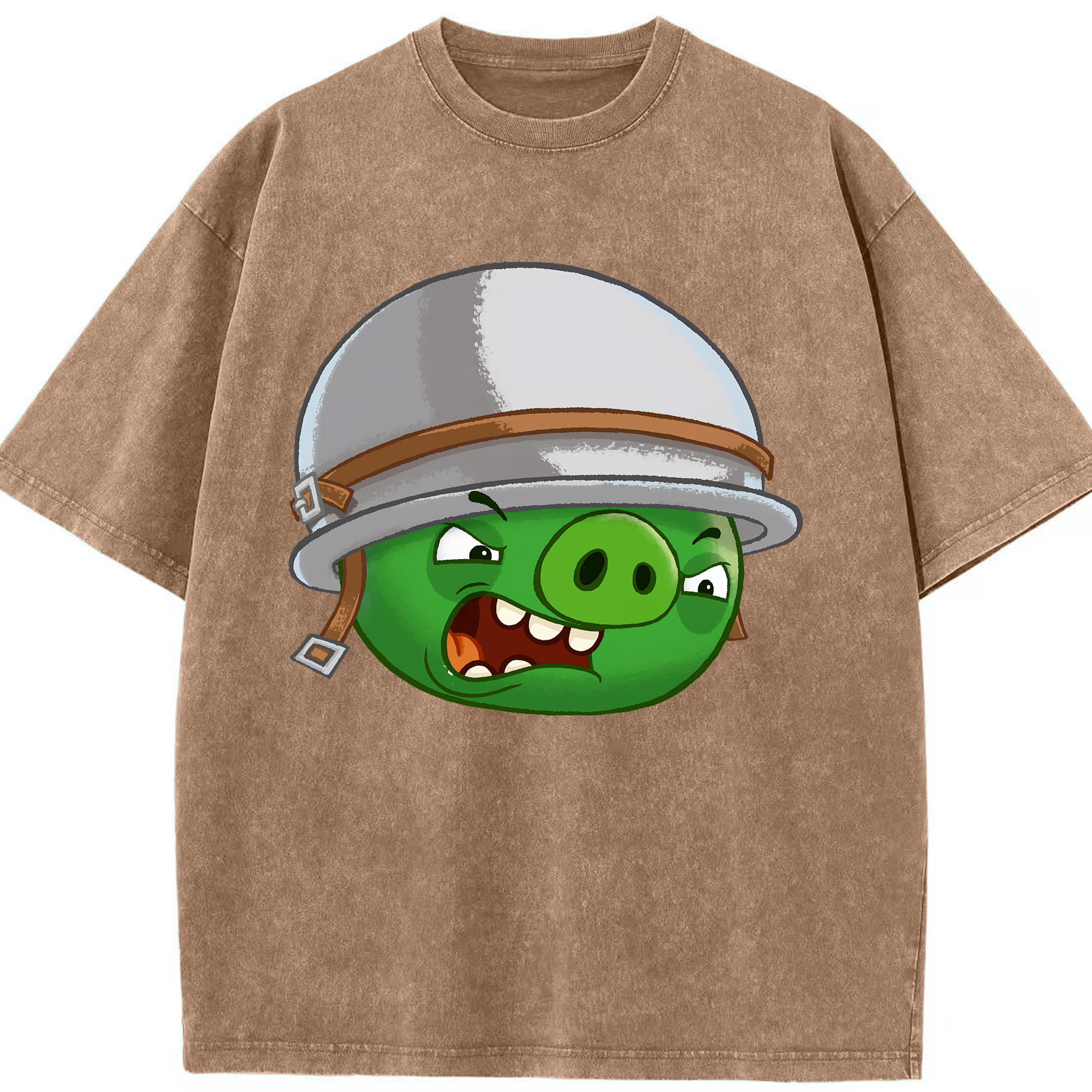 （画像用） Angry Birds アングリーバード 綿100% ヴィンテージ風 半袖Tシャツ（フロントプリント）