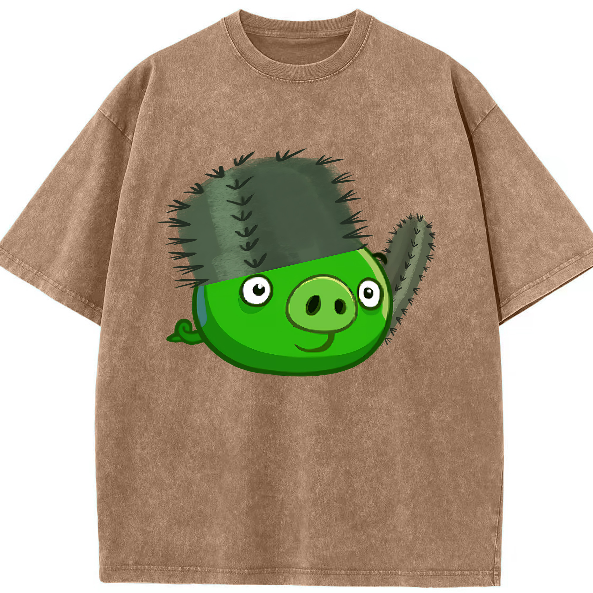 （画像用） Angry Birds アングリーバード 綿100% ヴィンテージ風 半袖Tシャツ（フロントプリント）