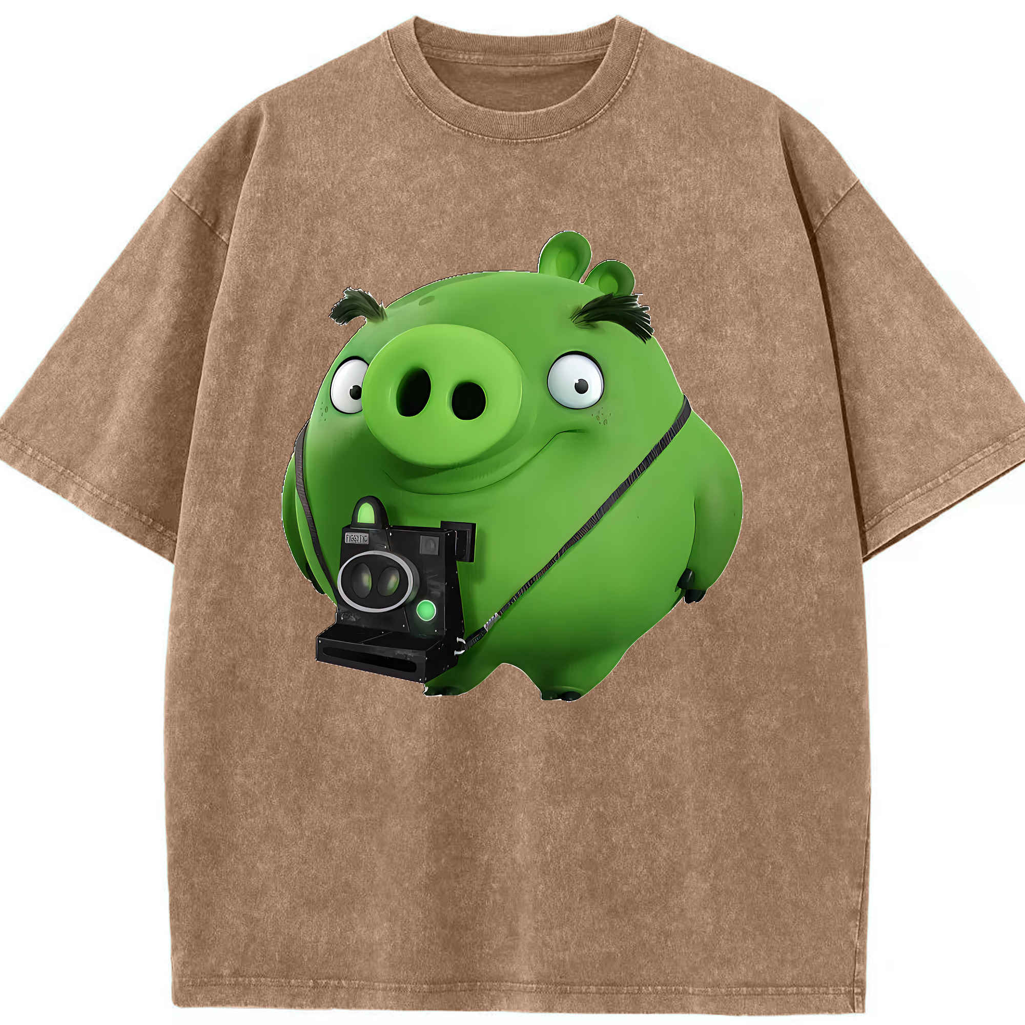 （画像用） Angry Birds アングリーバード 綿100% ヴィンテージ風 半袖Tシャツ（フロントプリント）