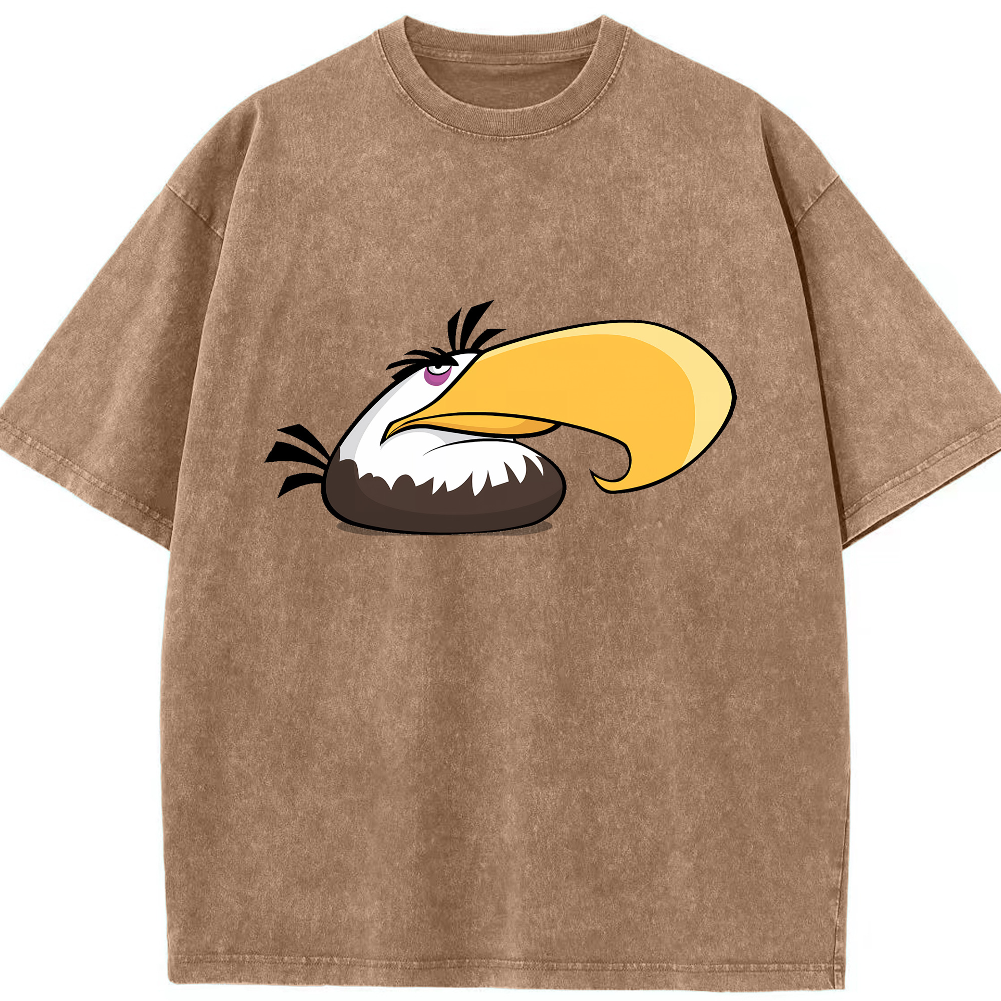 （画像用） Angry Birds アングリーバード 綿100% ヴィンテージ風 半袖Tシャツ（フロントプリント）