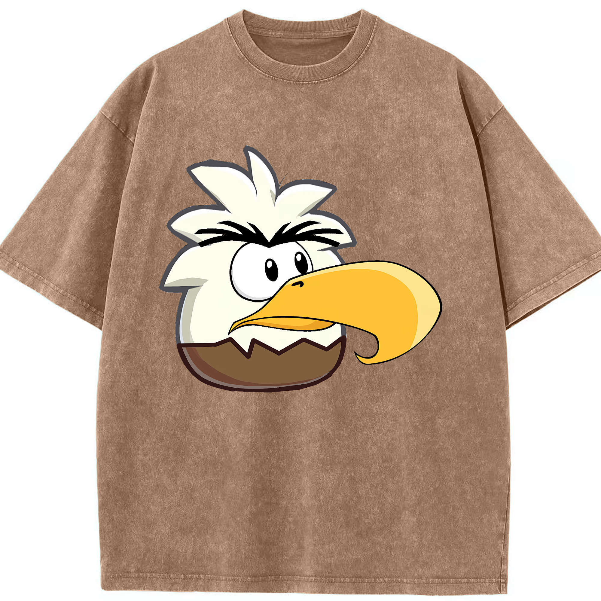 （画像用） Angry Birds アングリーバード 綿100% ヴィンテージ風 半袖Tシャツ（フロントプリント）