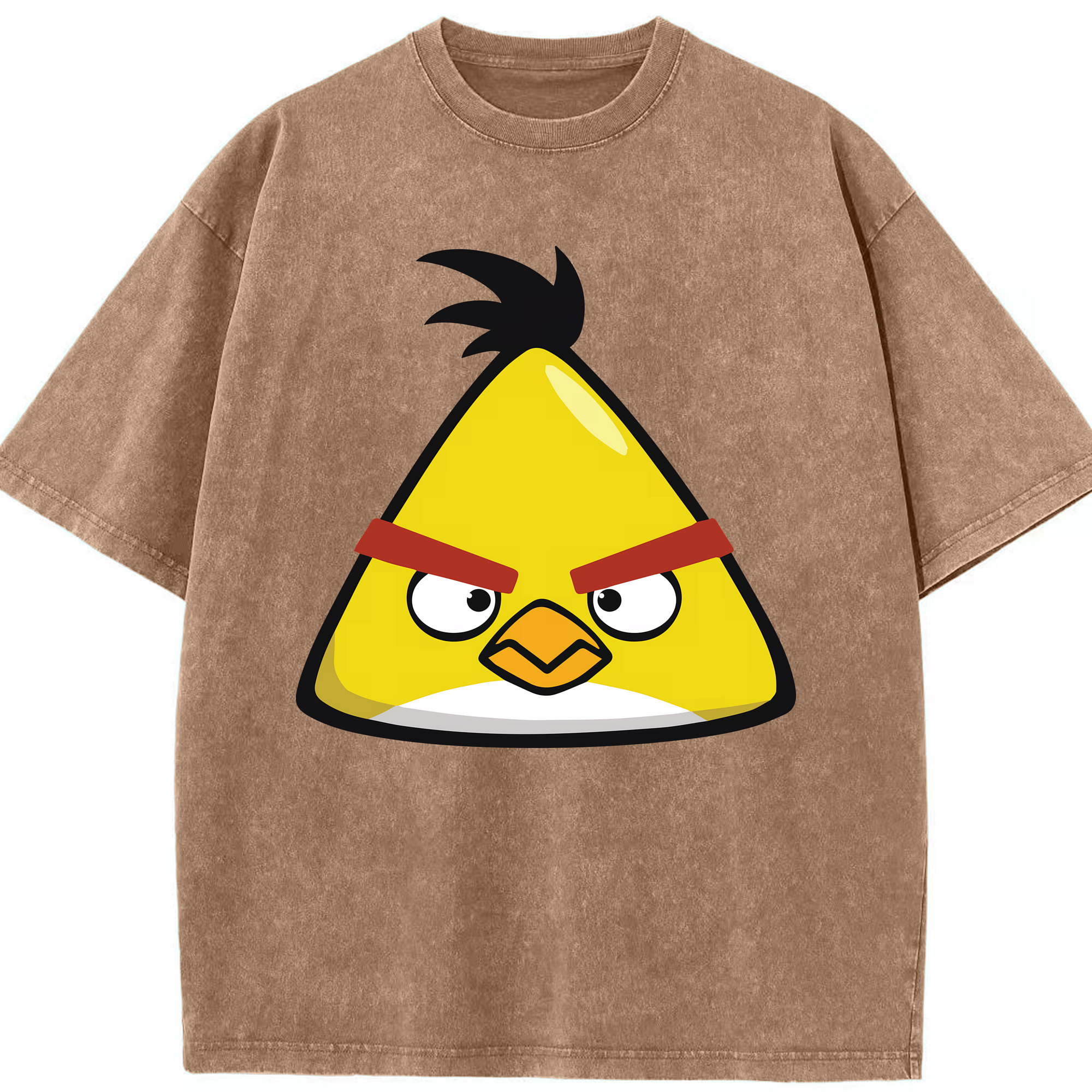 （画像用） Angry Birds アングリーバード 綿100% ヴィンテージ風 半袖Tシャツ（フロントプリント）