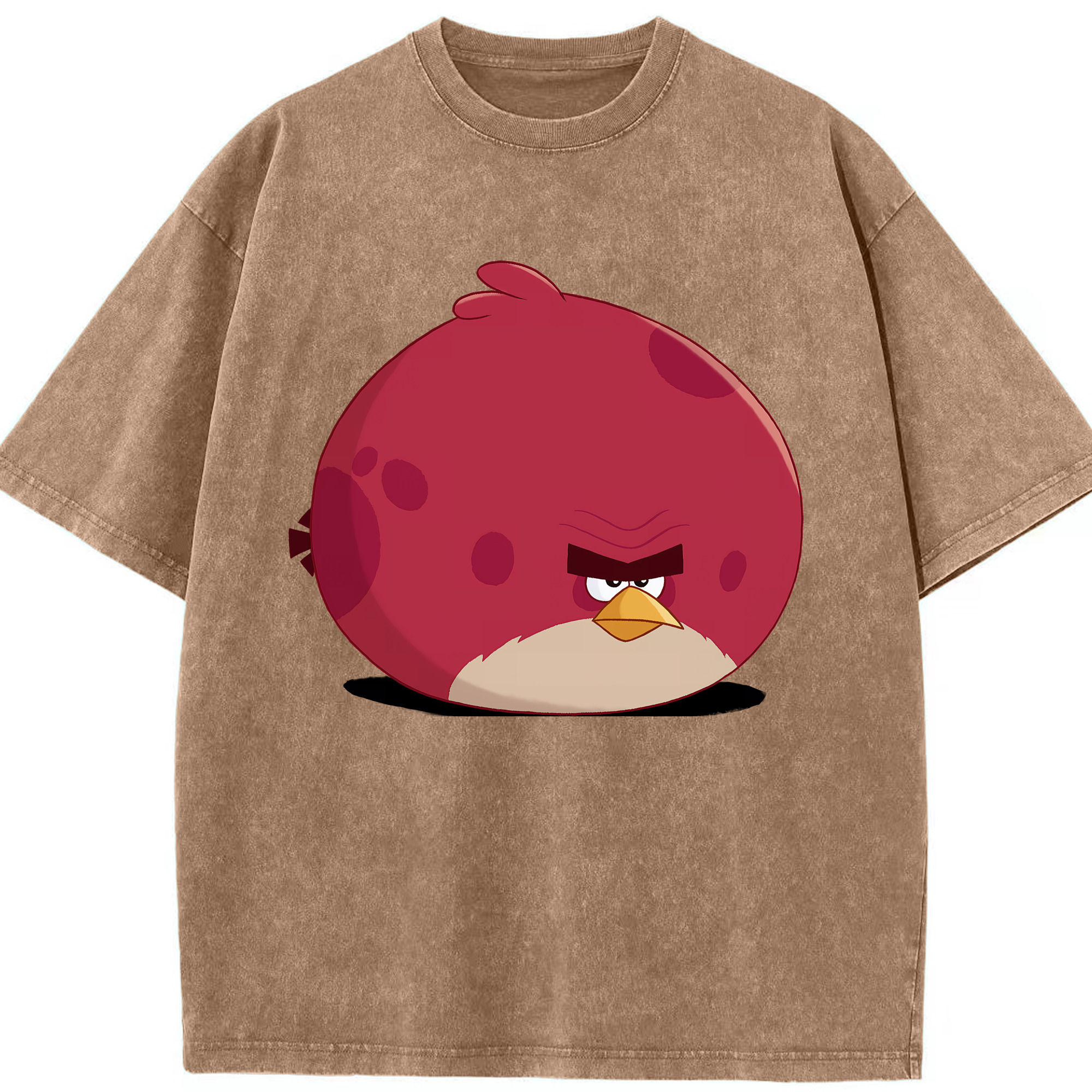 （画像用） Angry Birds アングリーバード 綿100% ヴィンテージ風 半袖Tシャツ（フロントプリント）