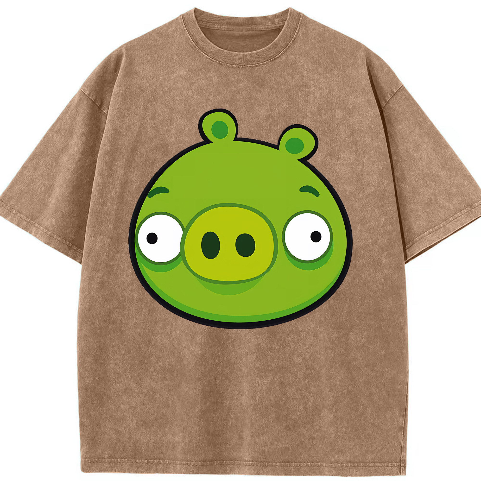 （画像用） Angry Birds アングリーバード 綿100% ヴィンテージ風 半袖Tシャツ（フロントプリント）