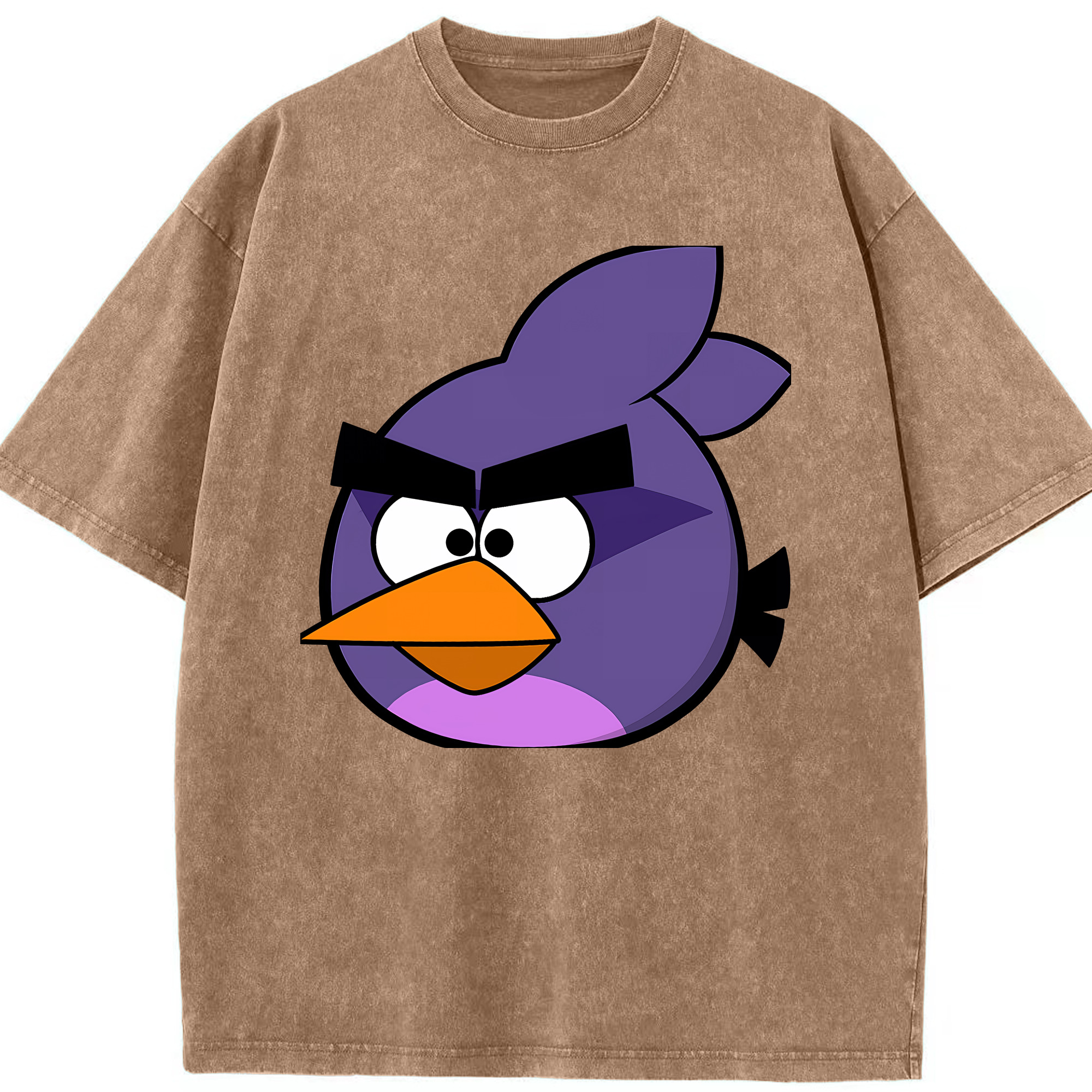 （画像用） Angry Birds アングリーバード 綿100% ヴィンテージ風 半袖Tシャツ（フロントプリント）