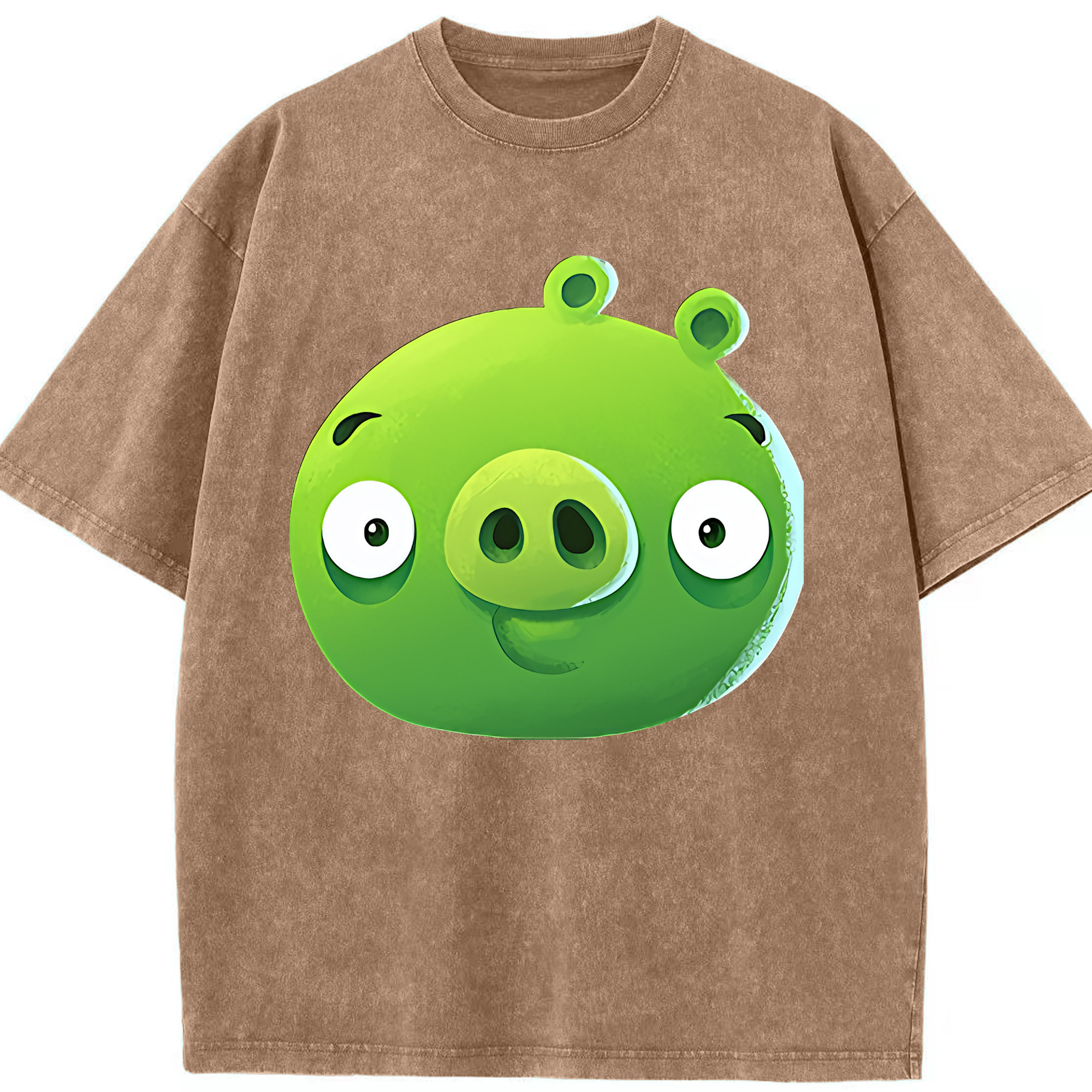 （画像用） Angry Birds アングリーバード 綿100% ヴィンテージ風 半袖Tシャツ（フロントプリント）