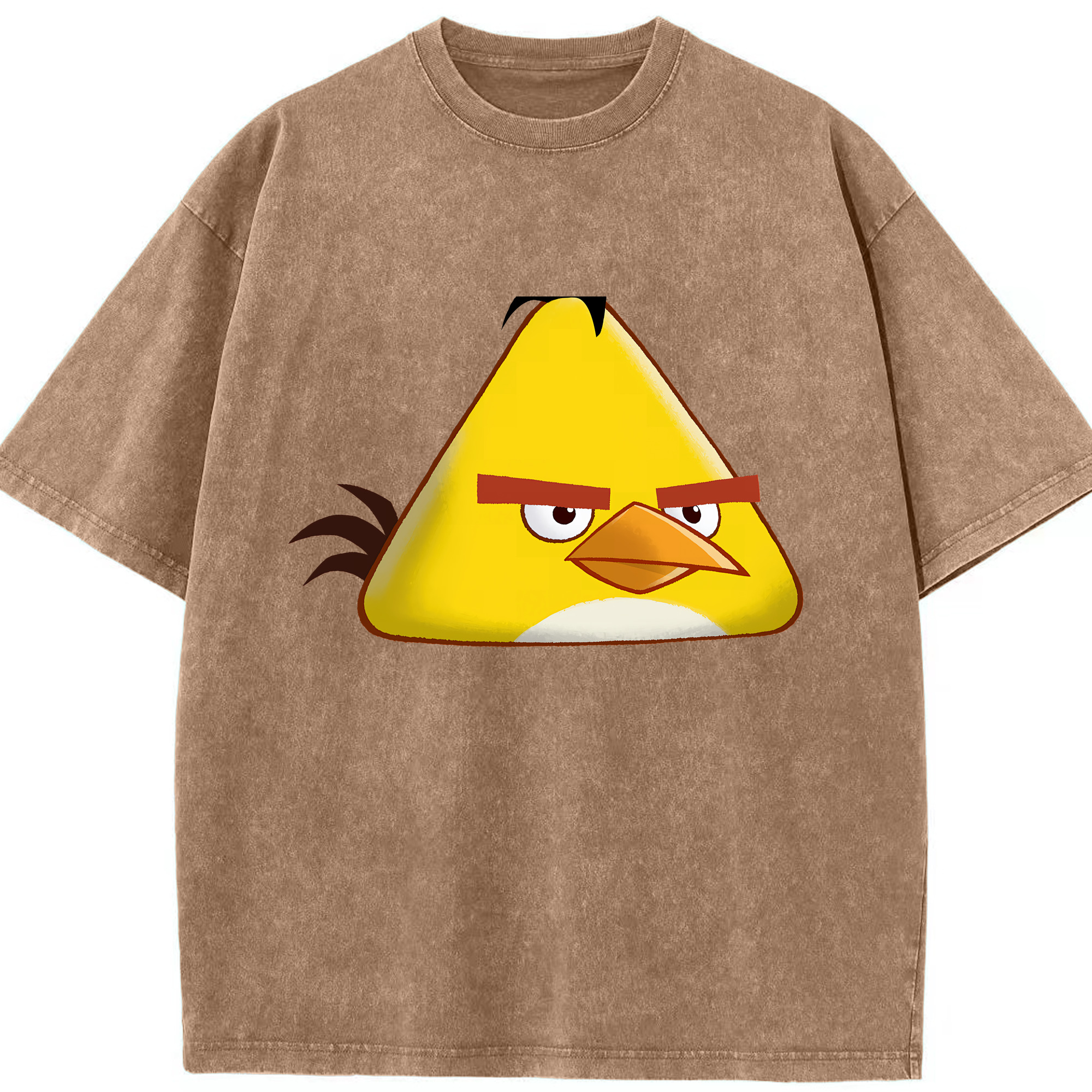 （画像用） Angry Birds アングリーバード 綿100% ヴィンテージ風 半袖Tシャツ（フロントプリント）