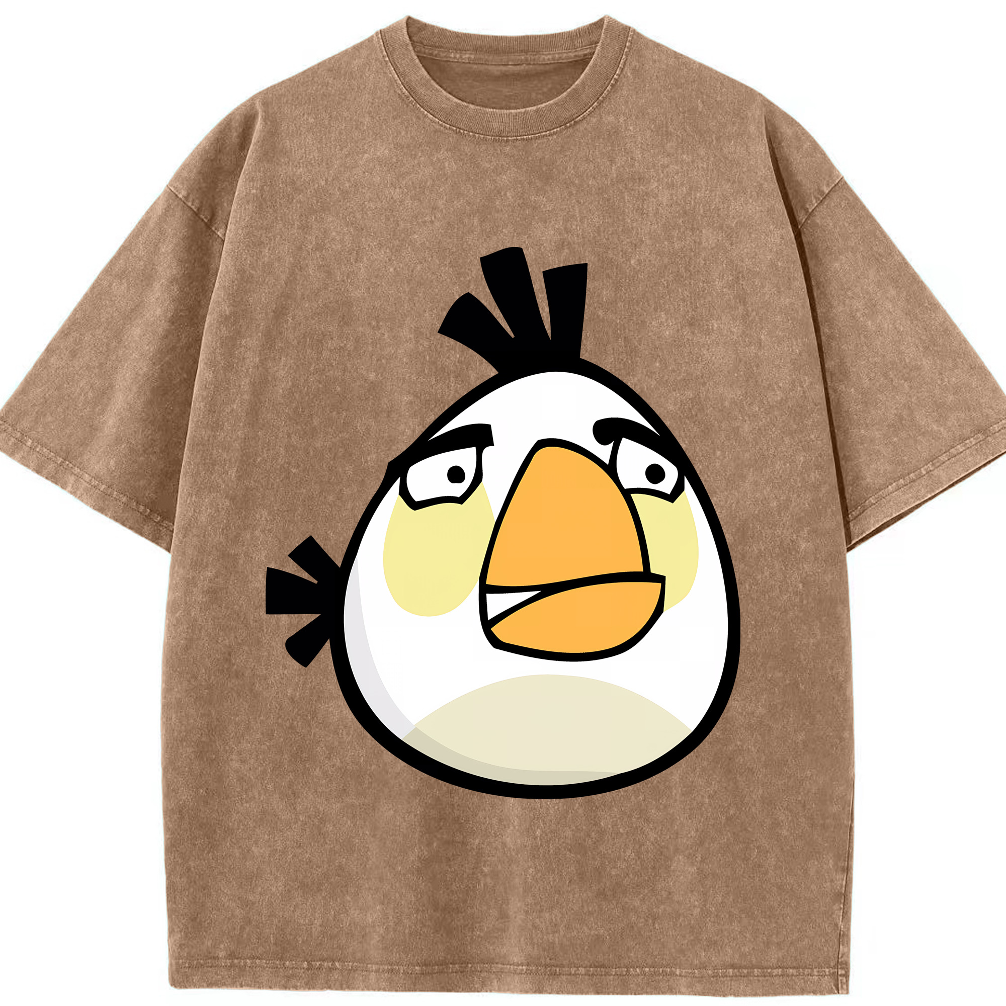 （画像用） Angry Birds アングリーバード 綿100% ヴィンテージ風 半袖Tシャツ（フロントプリント）
