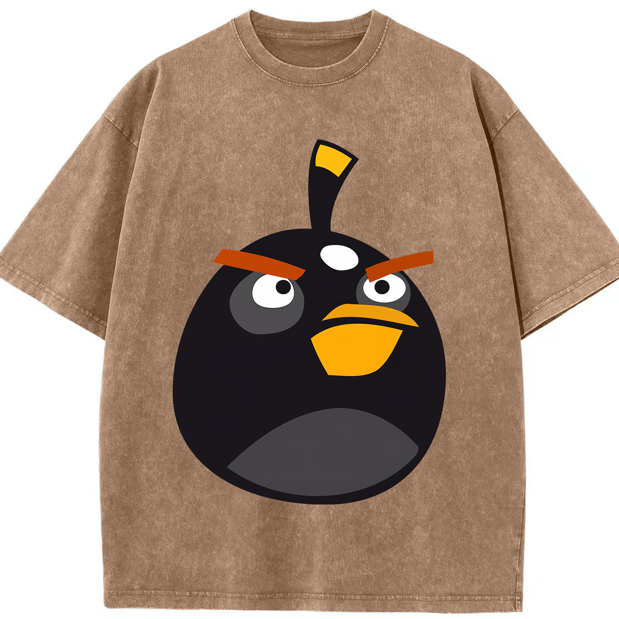 （画像用） Angry Birds アングリーバード 綿100% ヴィンテージ風 半袖Tシャツ（フロントプリント）