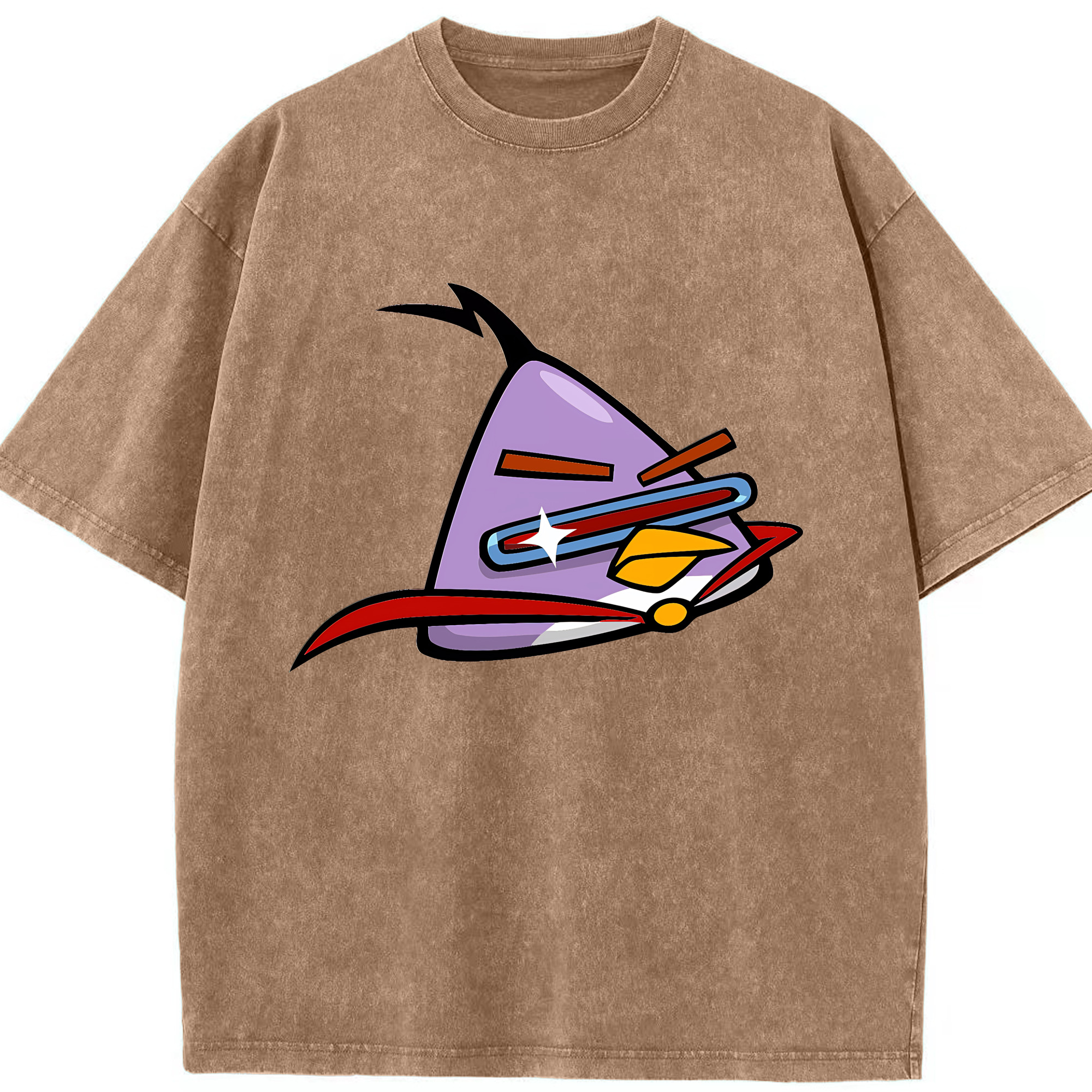 （画像用） Angry Birds アングリーバード 綿100% ヴィンテージ風 半袖Tシャツ（フロントプリント）
