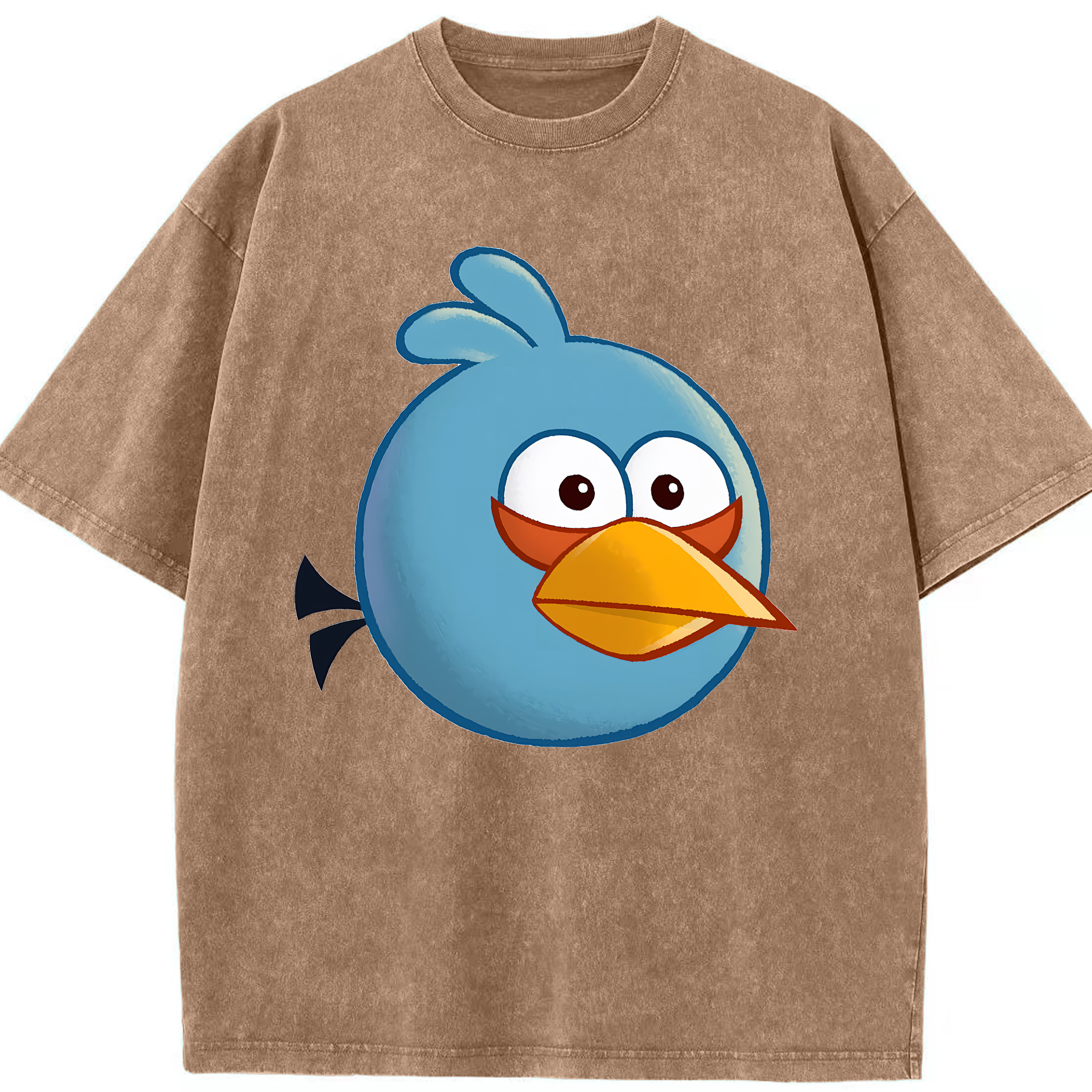 （画像用） Angry Birds アングリーバード 綿100% ヴィンテージ風 半袖Tシャツ（フロントプリント）